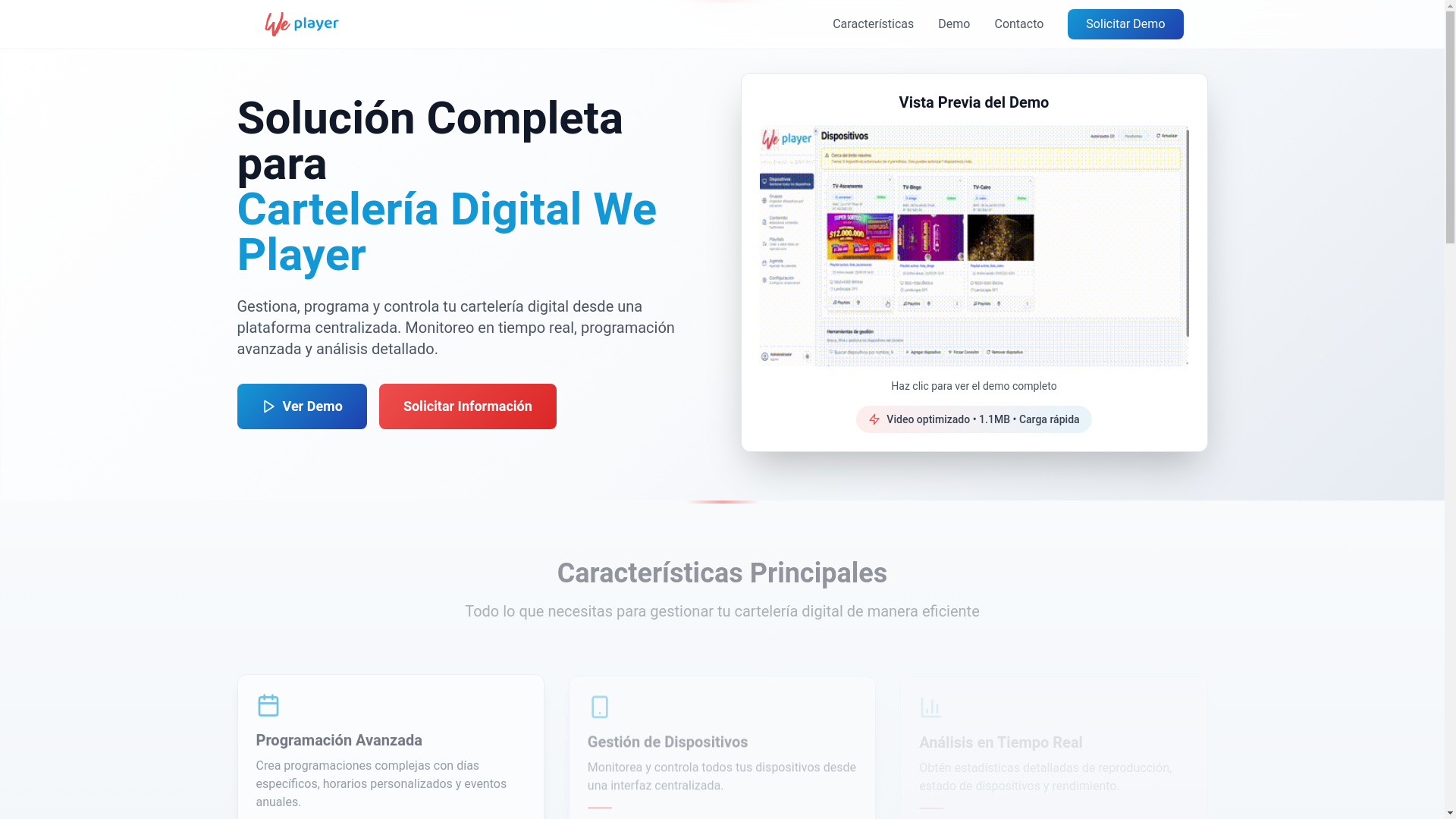 website screenshot of https://wetechar.la/