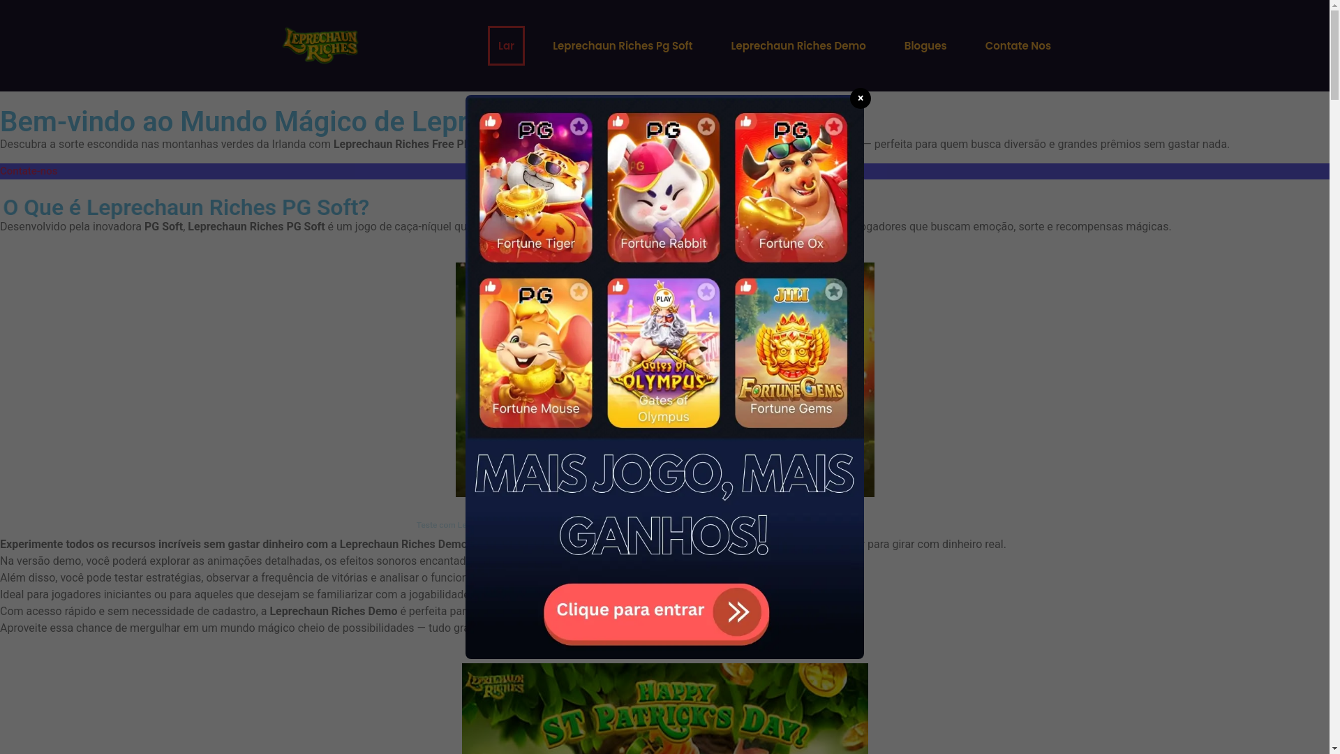 website screenshot of https://leprechaunrifpl.com/