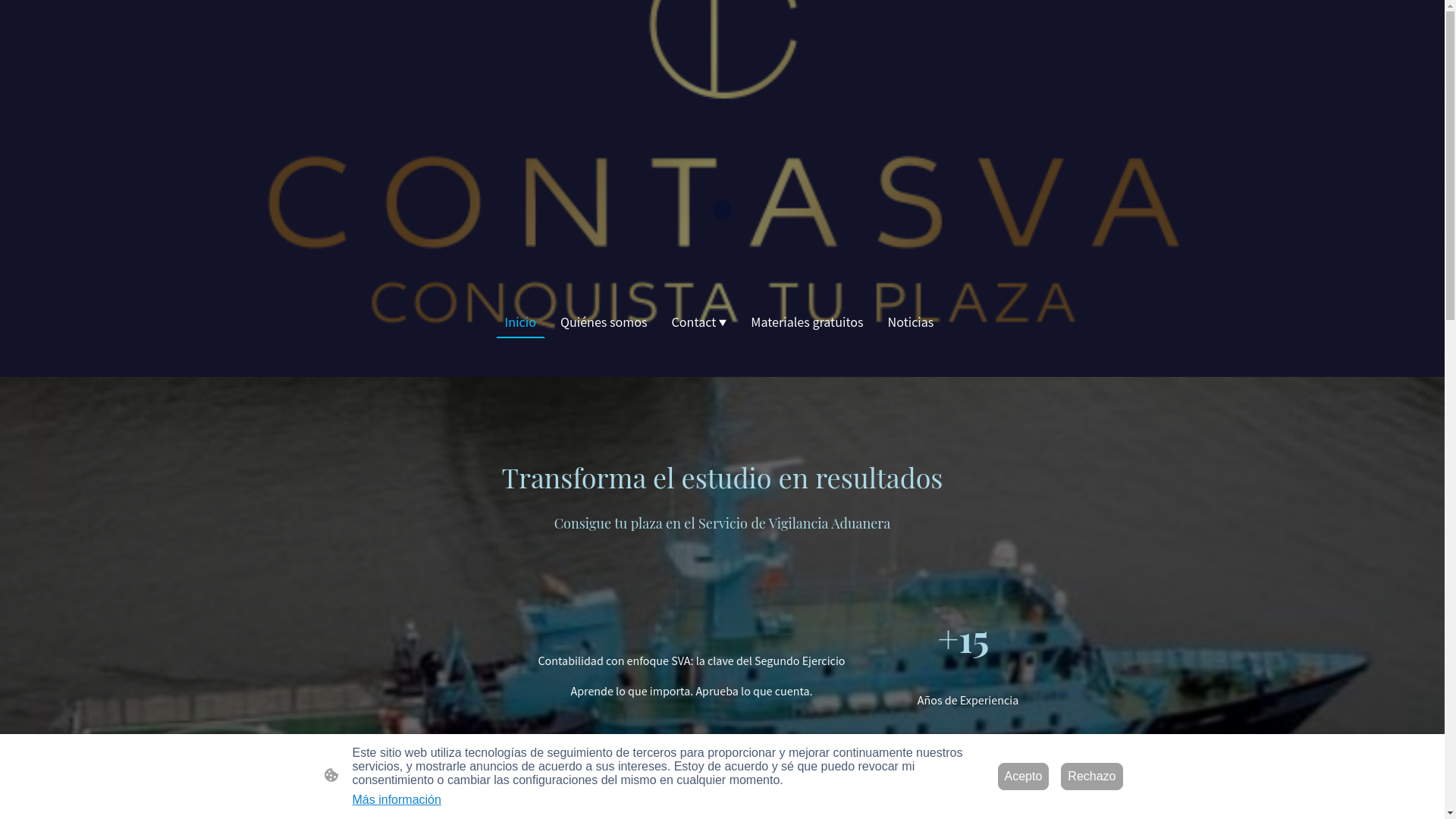 website screenshot of https://contasva.es/