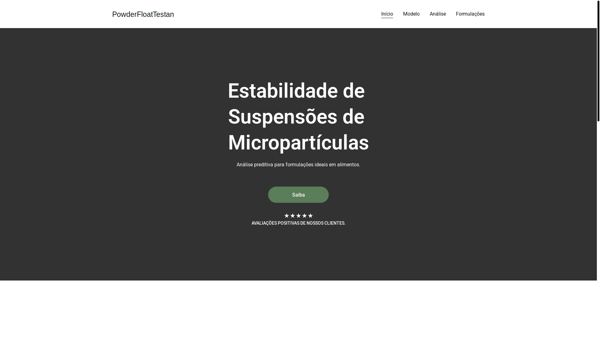 website screenshot of https://powderfloattestan.lol/