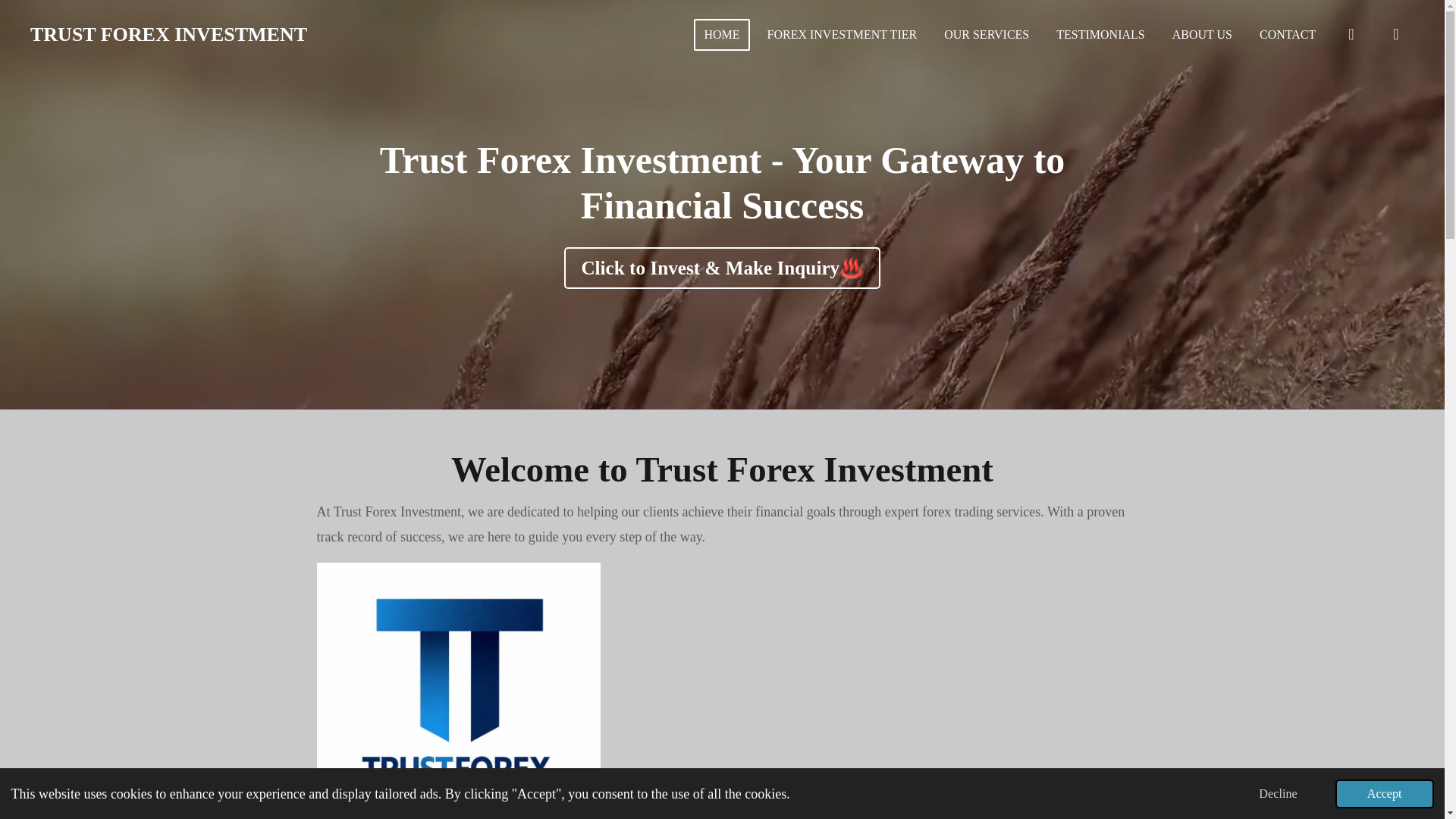 website screenshot of https://trust-forex-investment.com/