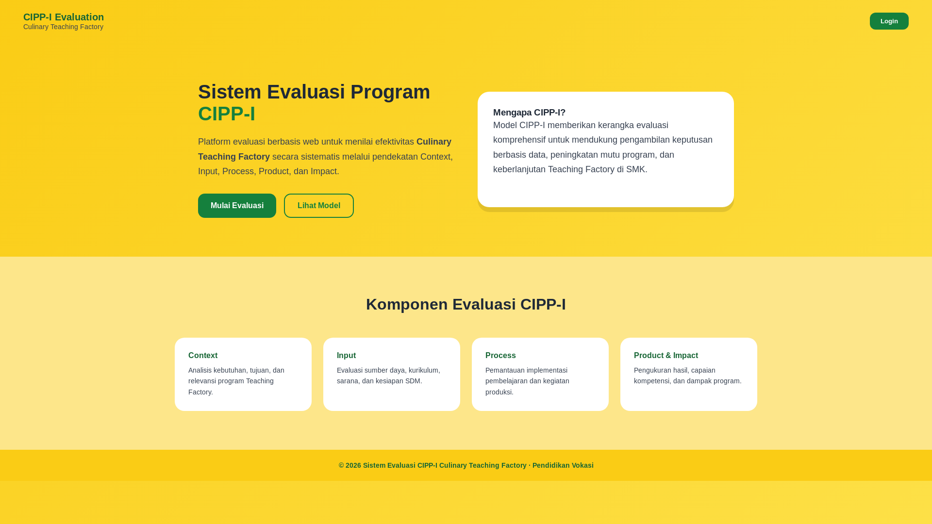 website screenshot of https://cippi-teachingfactory.com/