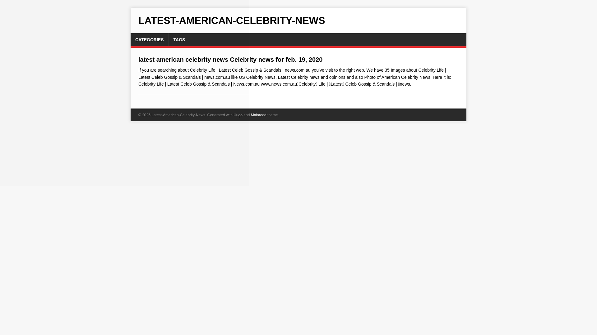 website screenshot of https://latest-american-celebrity-news.pages.dev/