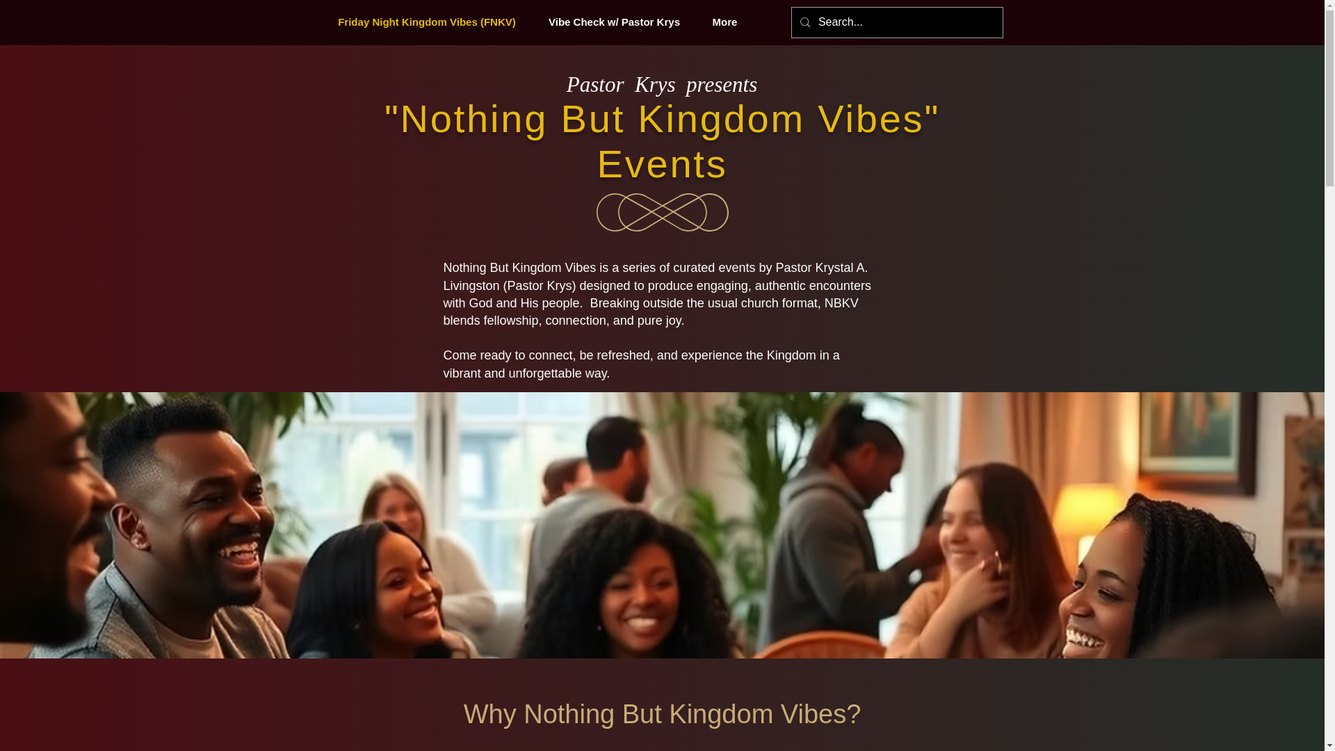 website screenshot of https://nothingbutkingdomvibes.org/