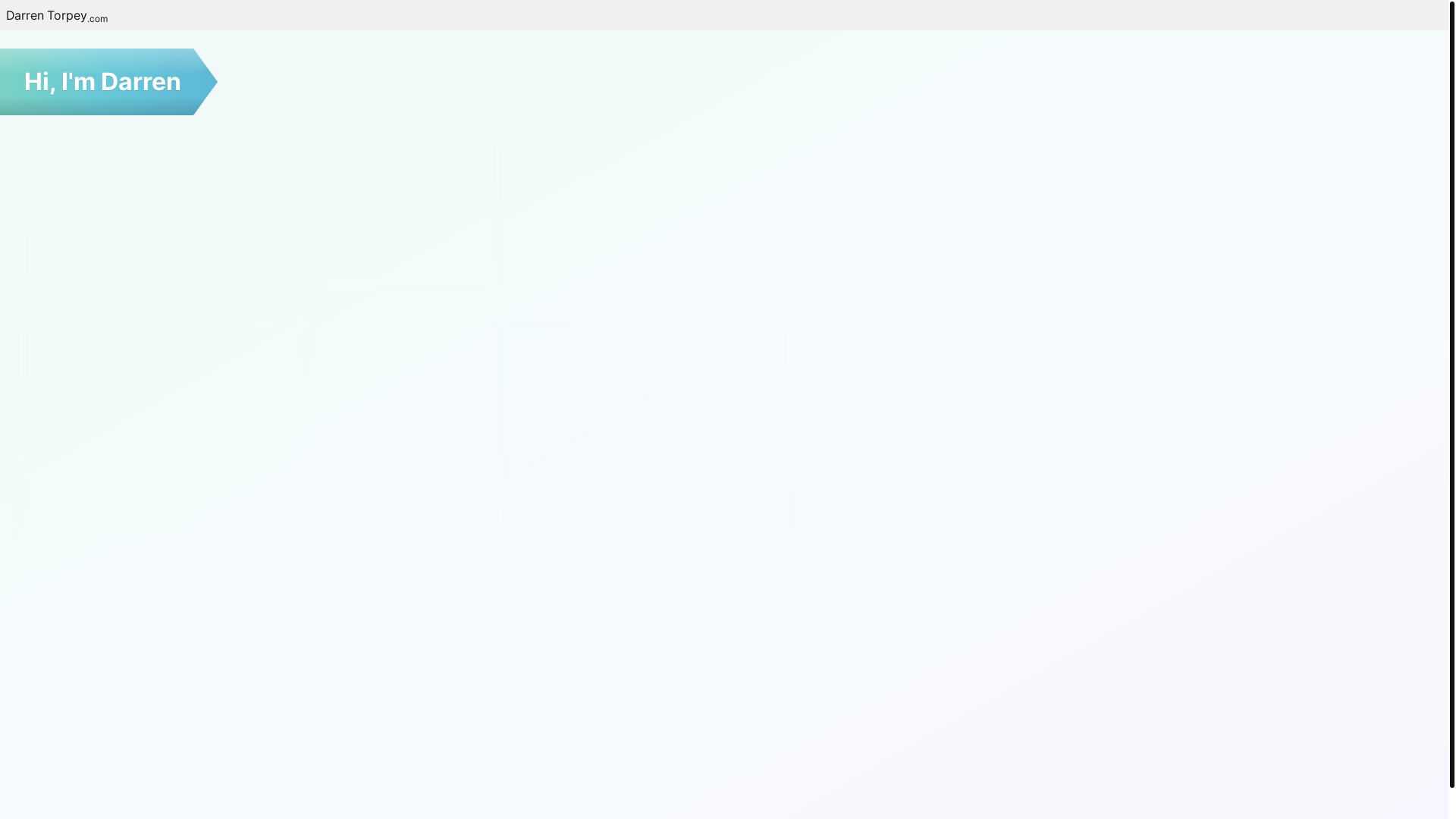 website screenshot of https://darrentorpey-site.pages.dev/