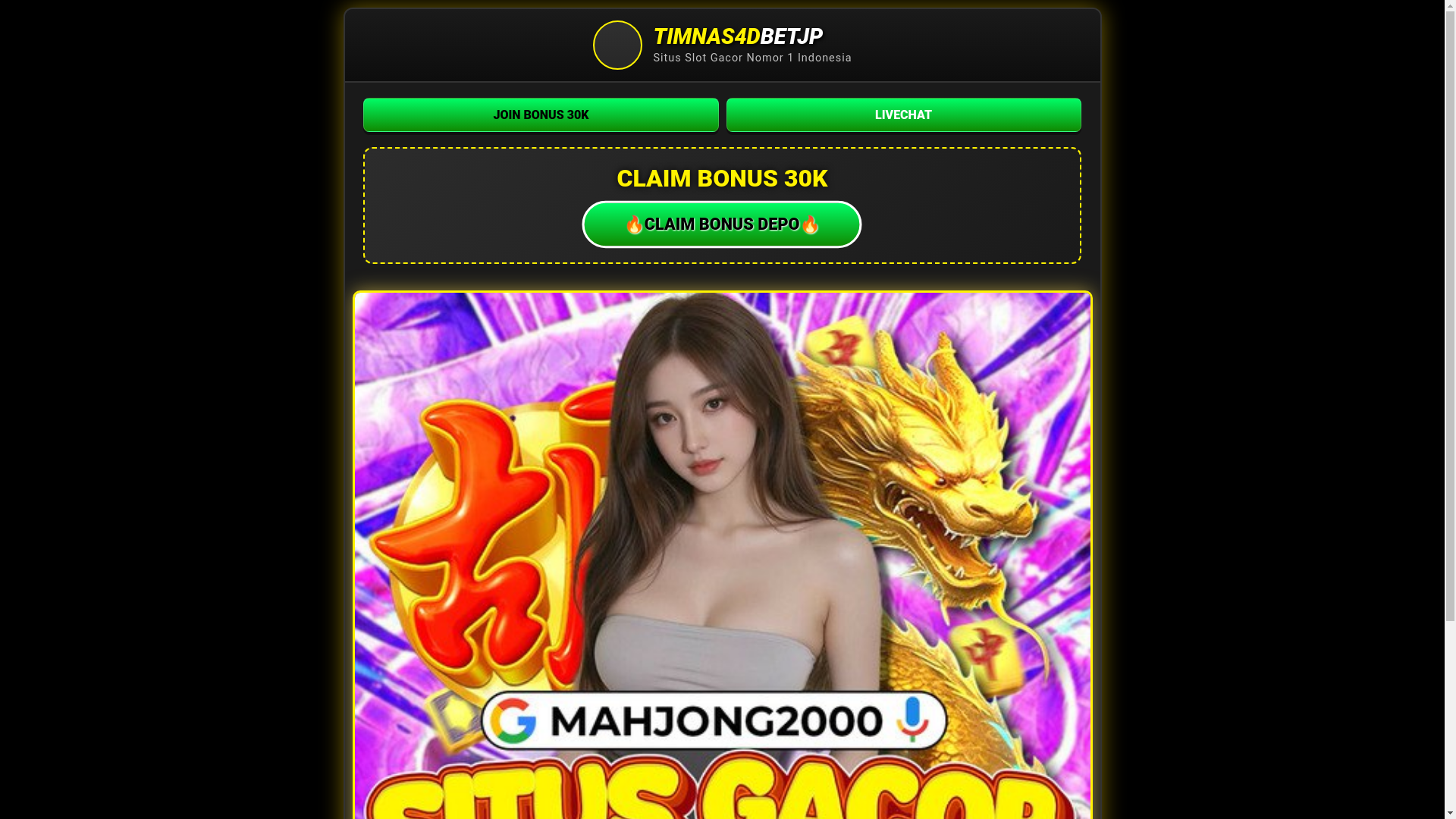 website screenshot of https://timnas4dbetjp.online/