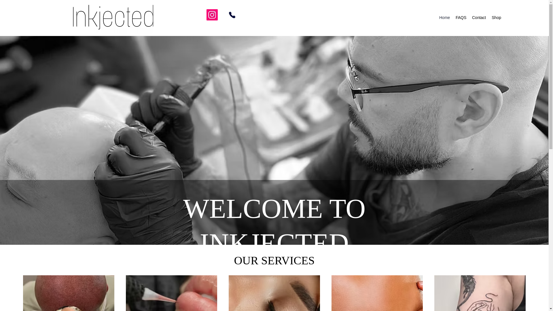 website screenshot of https://inkjected.online/