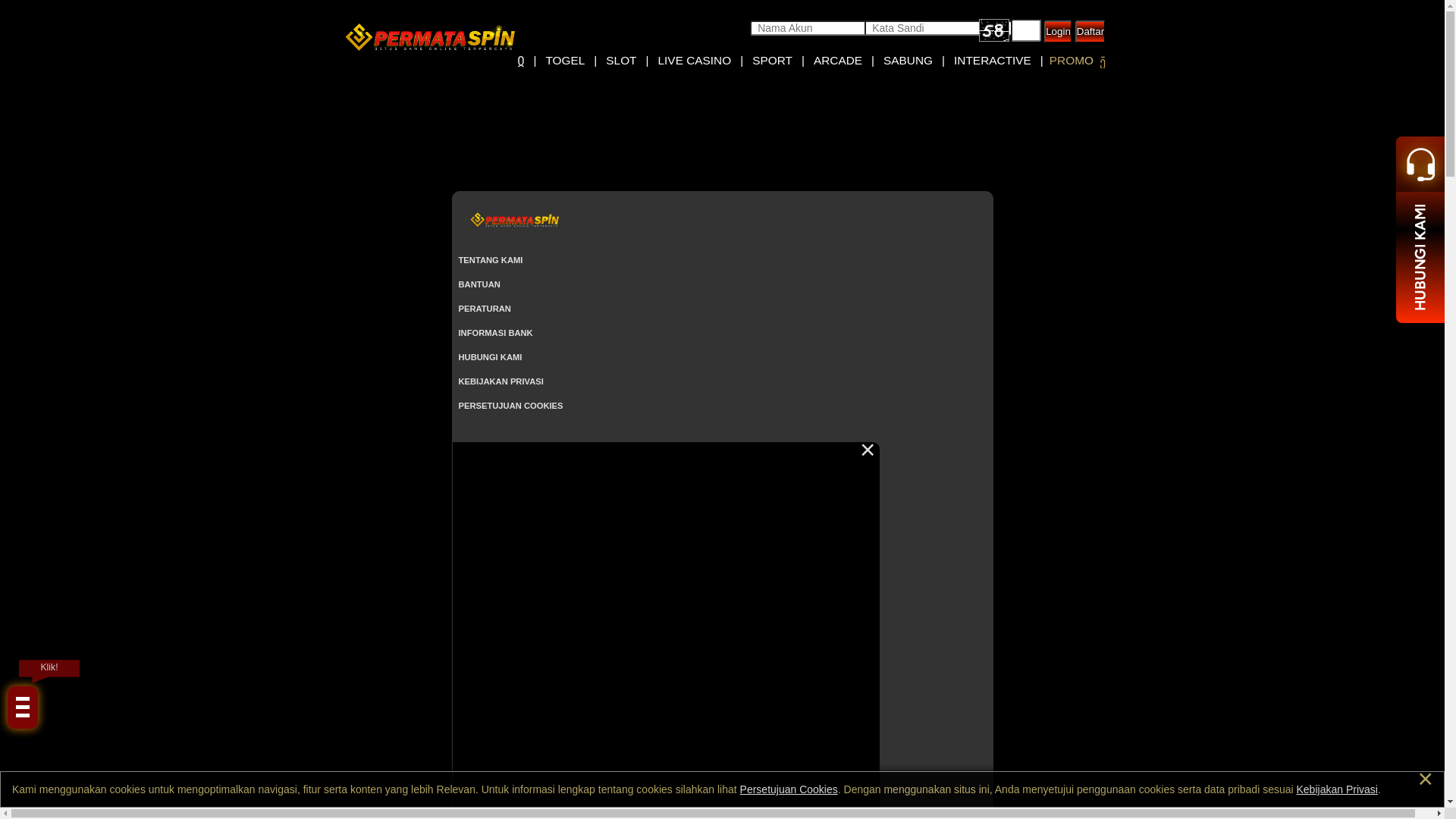 website screenshot of https://permatacerita.site/
