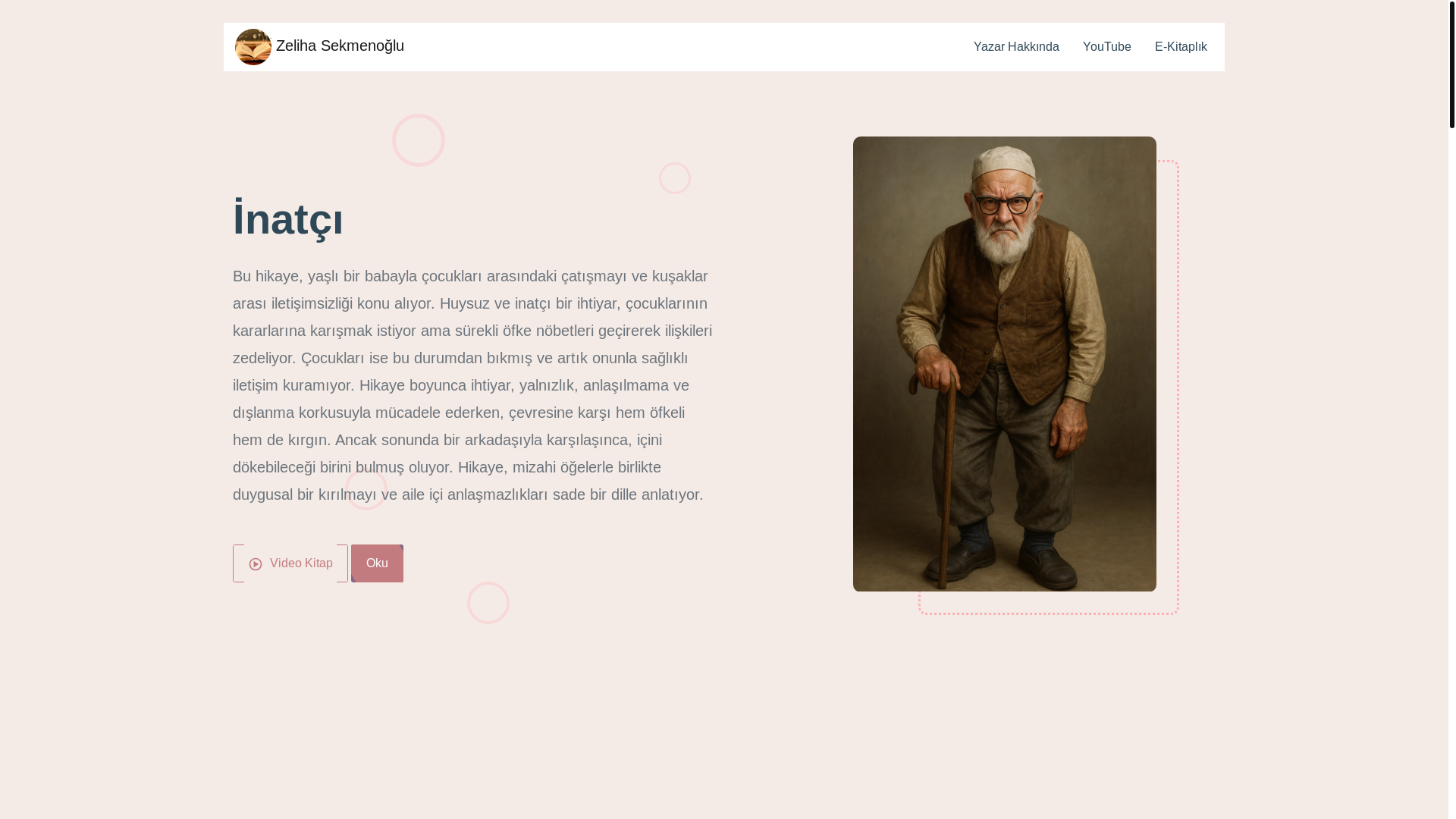 website screenshot of https://zeliha-sekmenoglu.pages.dev/