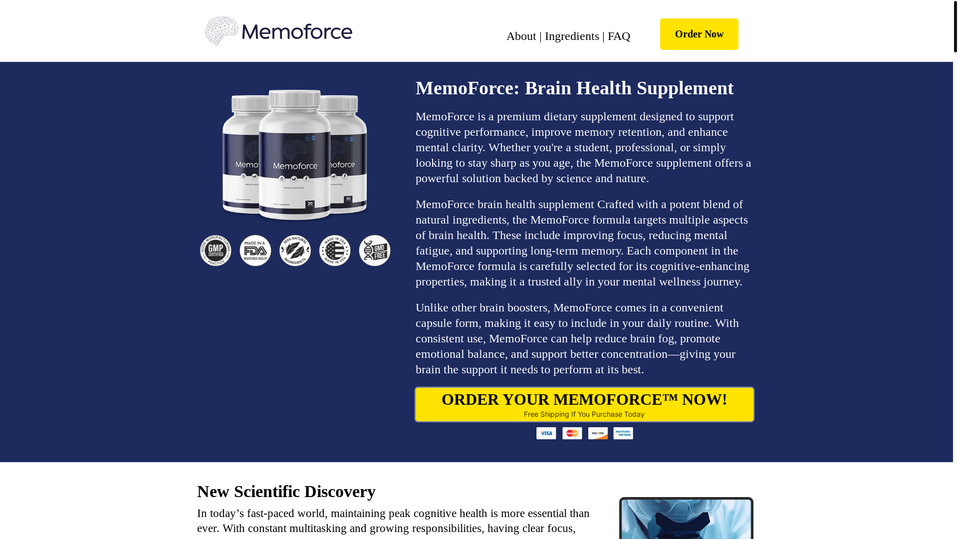 website screenshot of https://brain-memory-force.com/