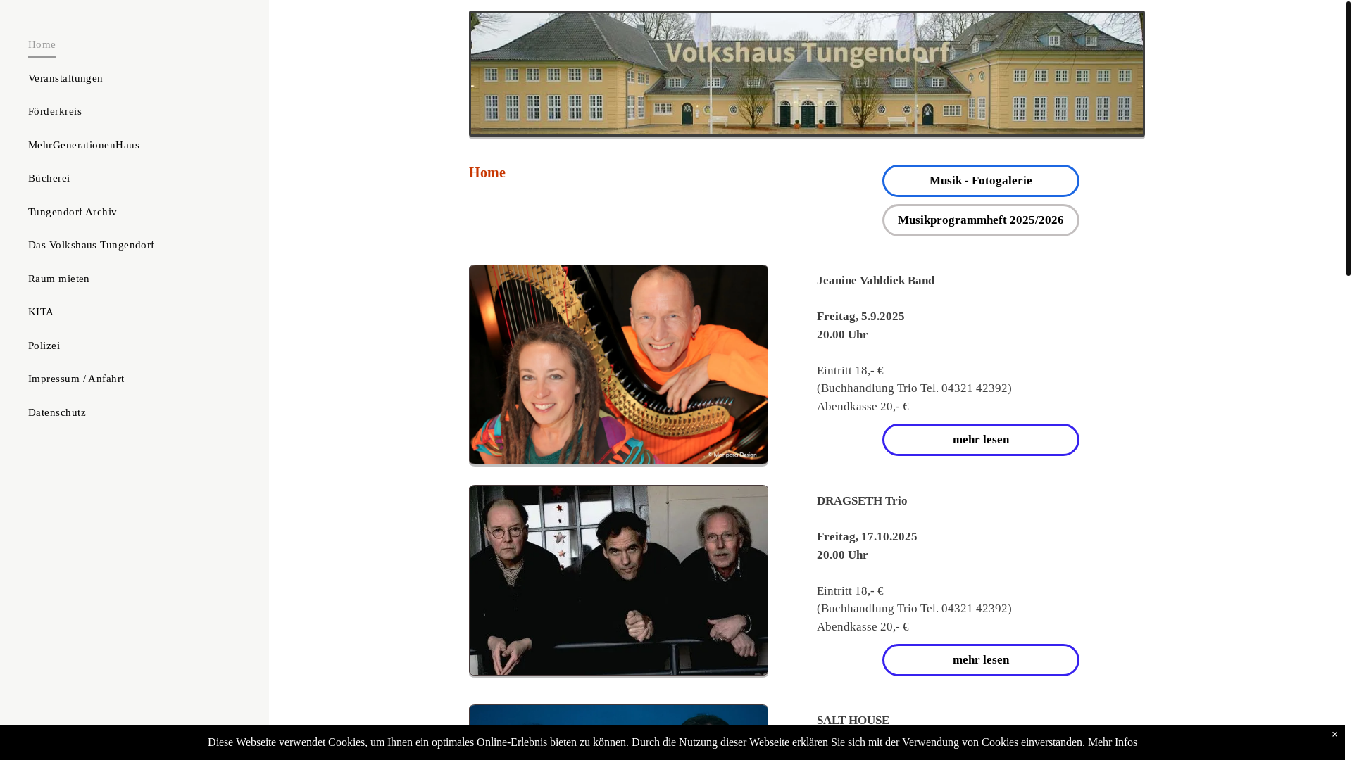 website screenshot of https://www.volkshaus-tungendorf.de/