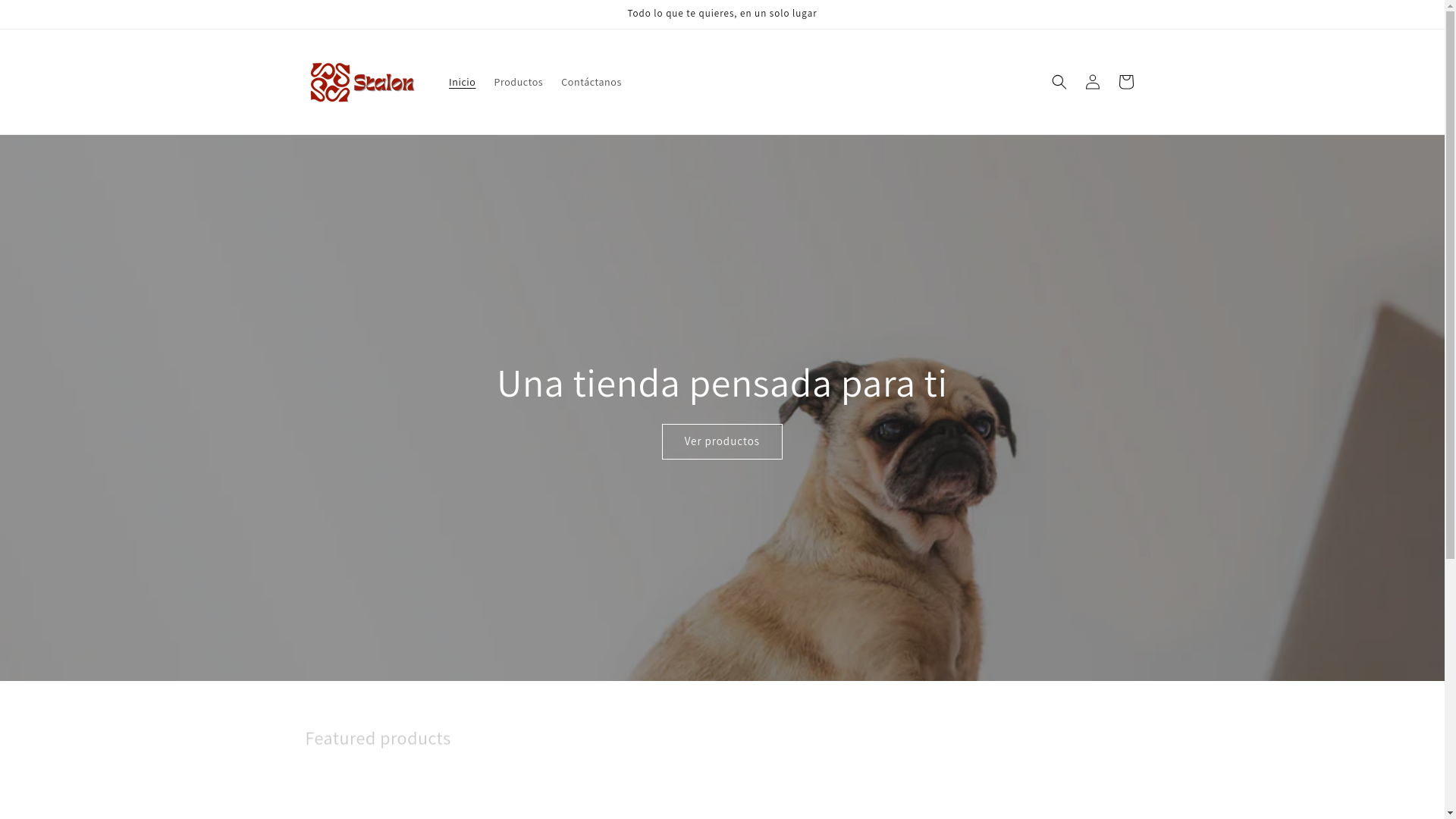 website screenshot of https://stalon.store/