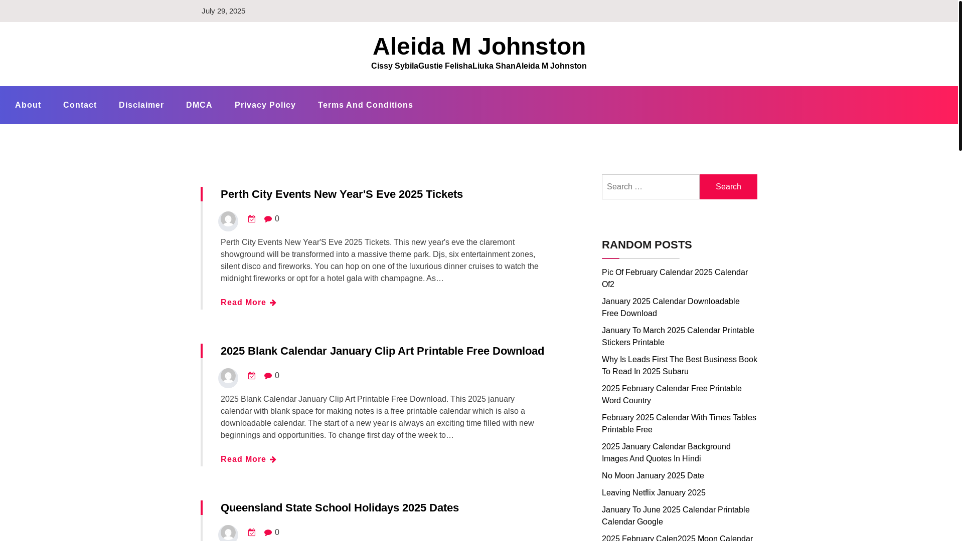 website screenshot of https://aleidamjohnstonj.pages.dev/