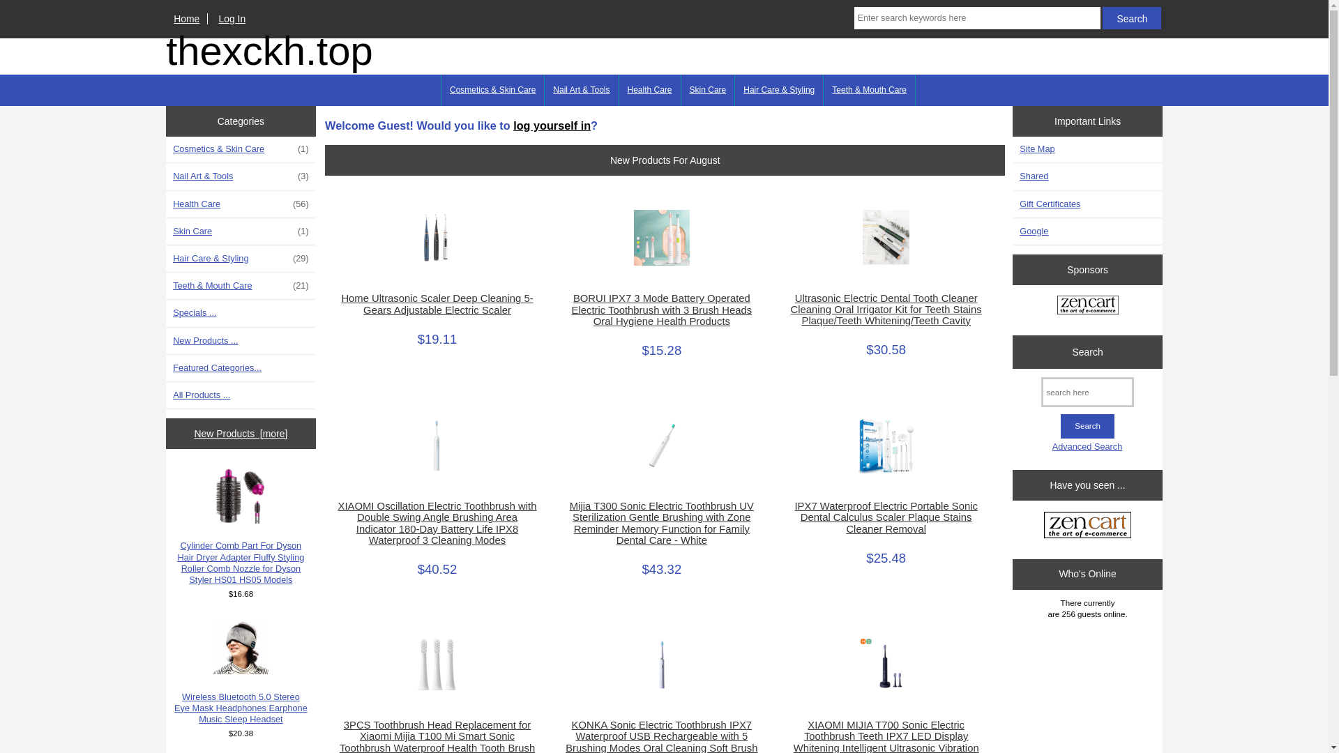 website screenshot of https://thexckh.top/