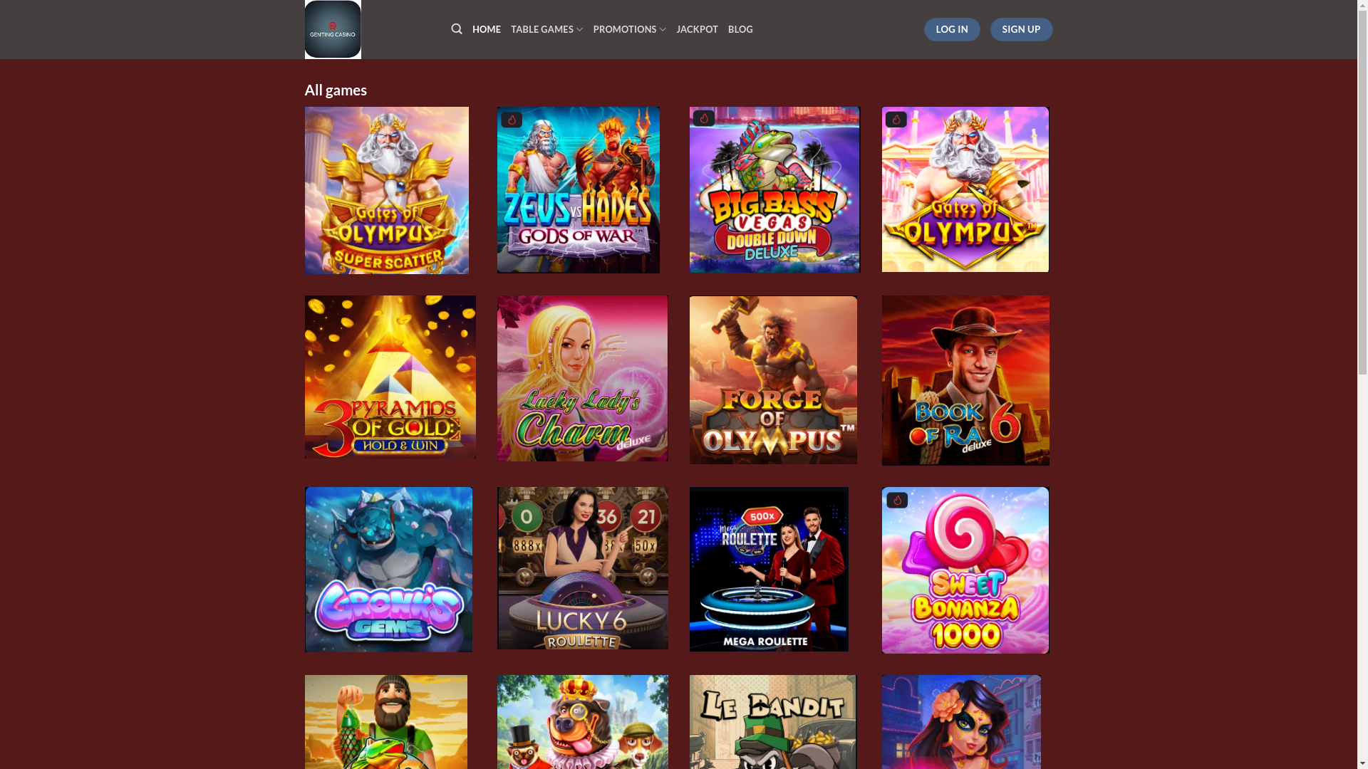 website screenshot of https://genting-casino.xyz/