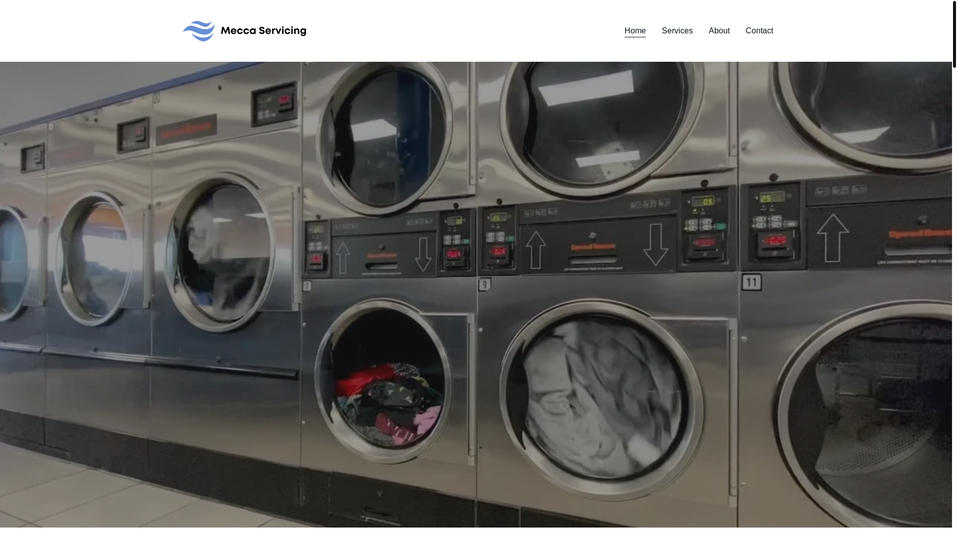 website screenshot of https://meccaservicing.shop/
