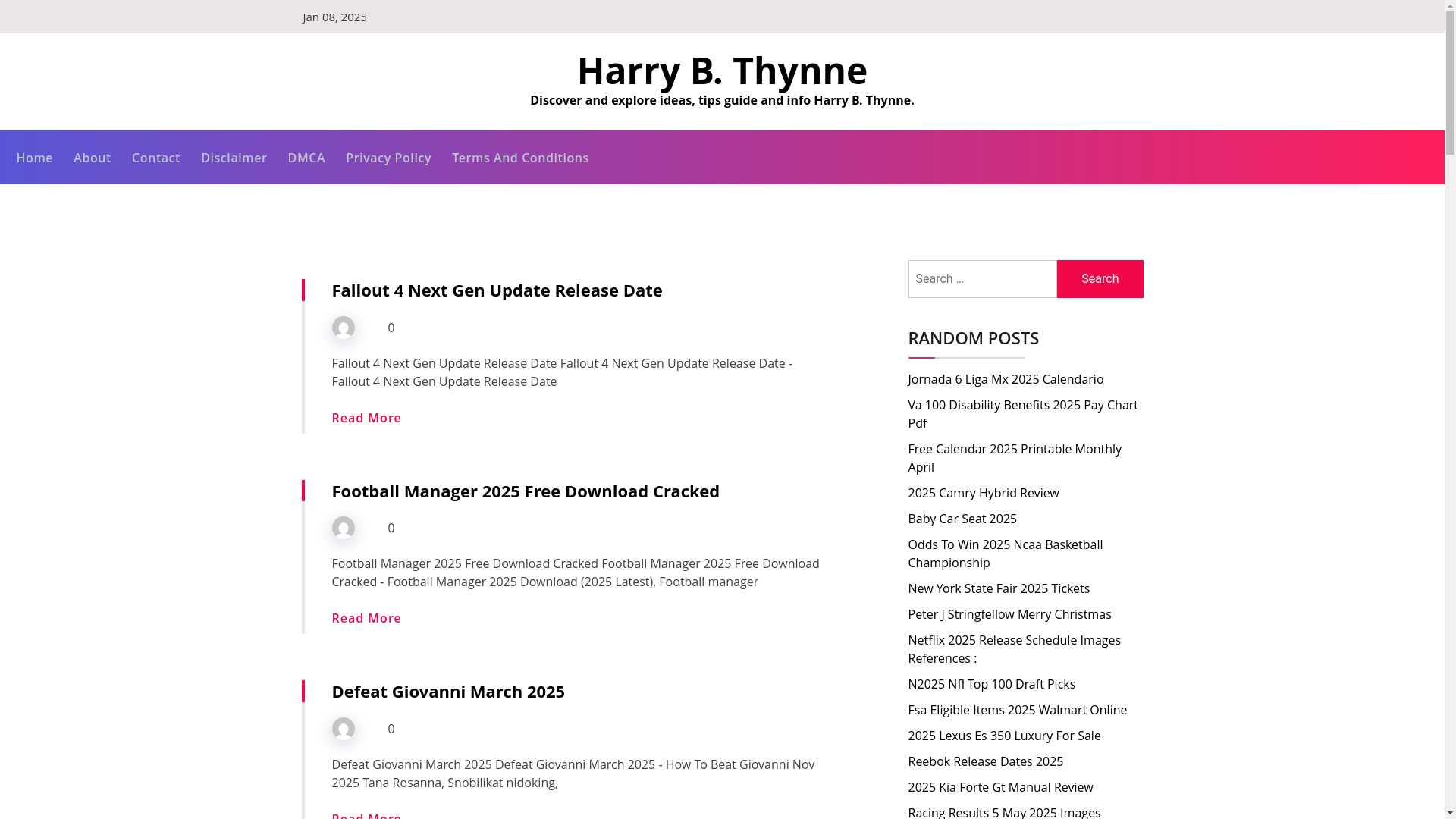 website screenshot of https://harrybthynne.pages.dev/