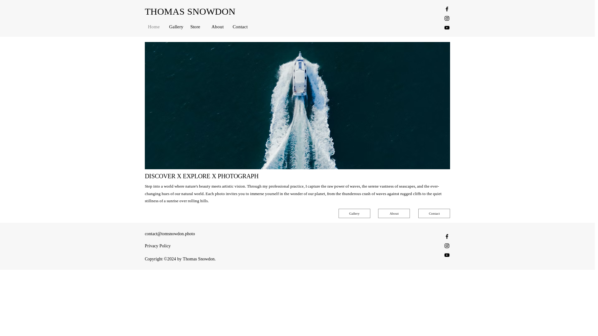 website screenshot of https://thomassnowdonphotography.co.uk/