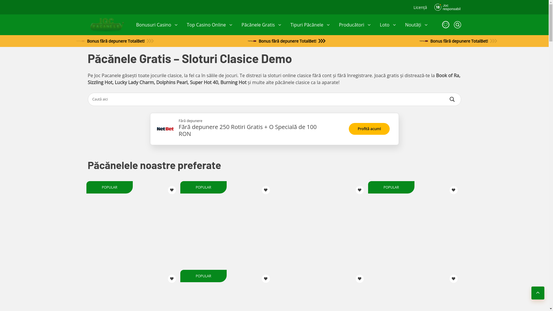 website screenshot of https://analytics.rrr.org.au/event?target=https://jocpacanele.ro/jocuri/pacanele-clasice/