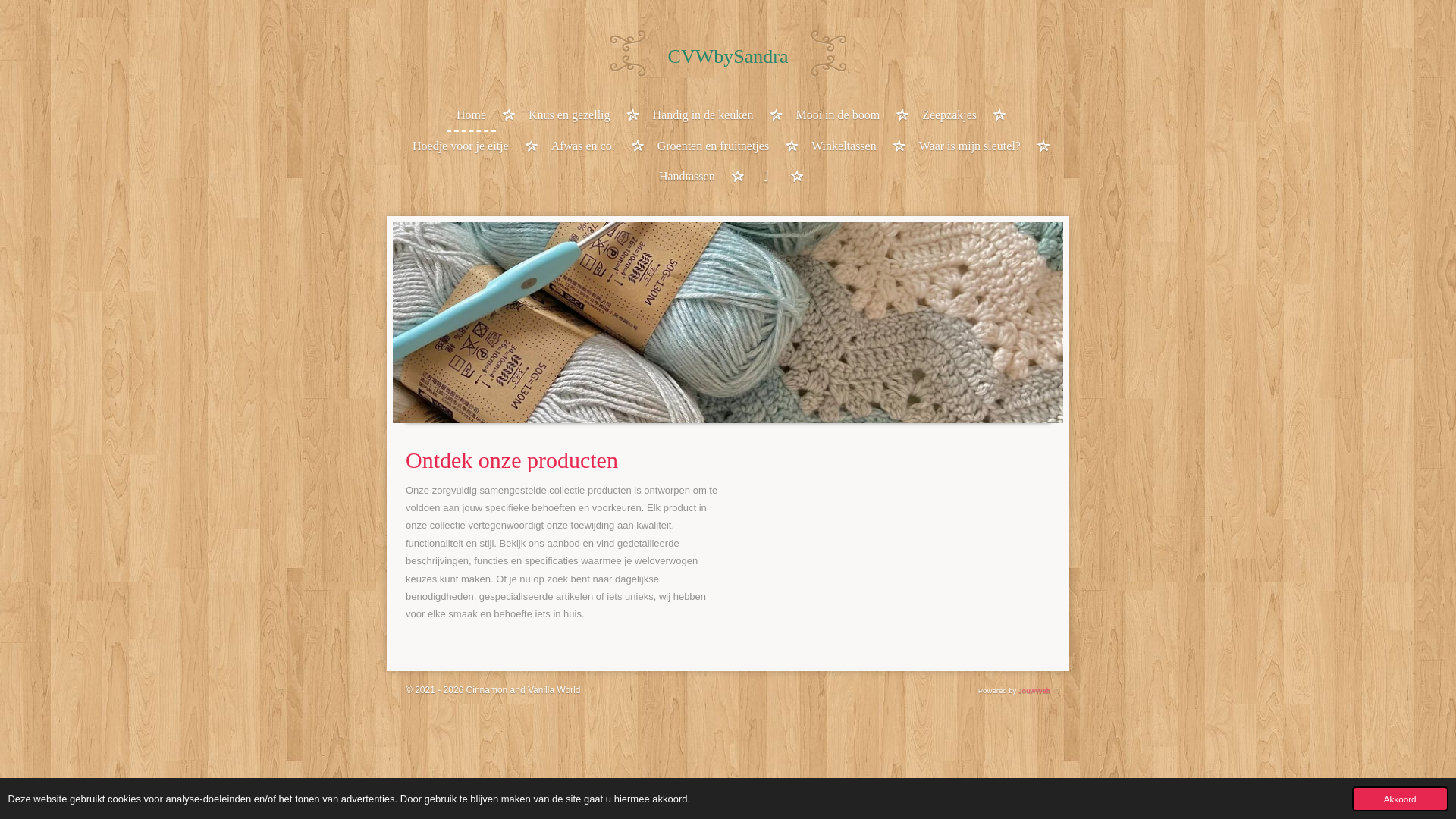 website screenshot of https://cvwbysandra.com/