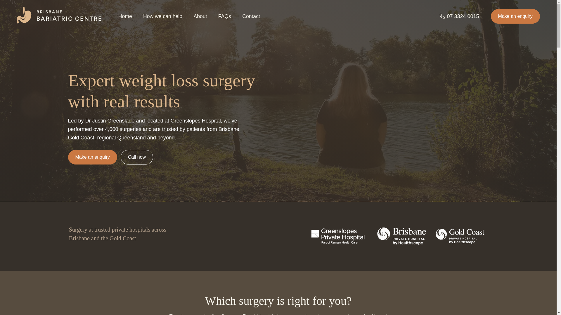 website screenshot of https://brisbanebariatric.pages.dev/