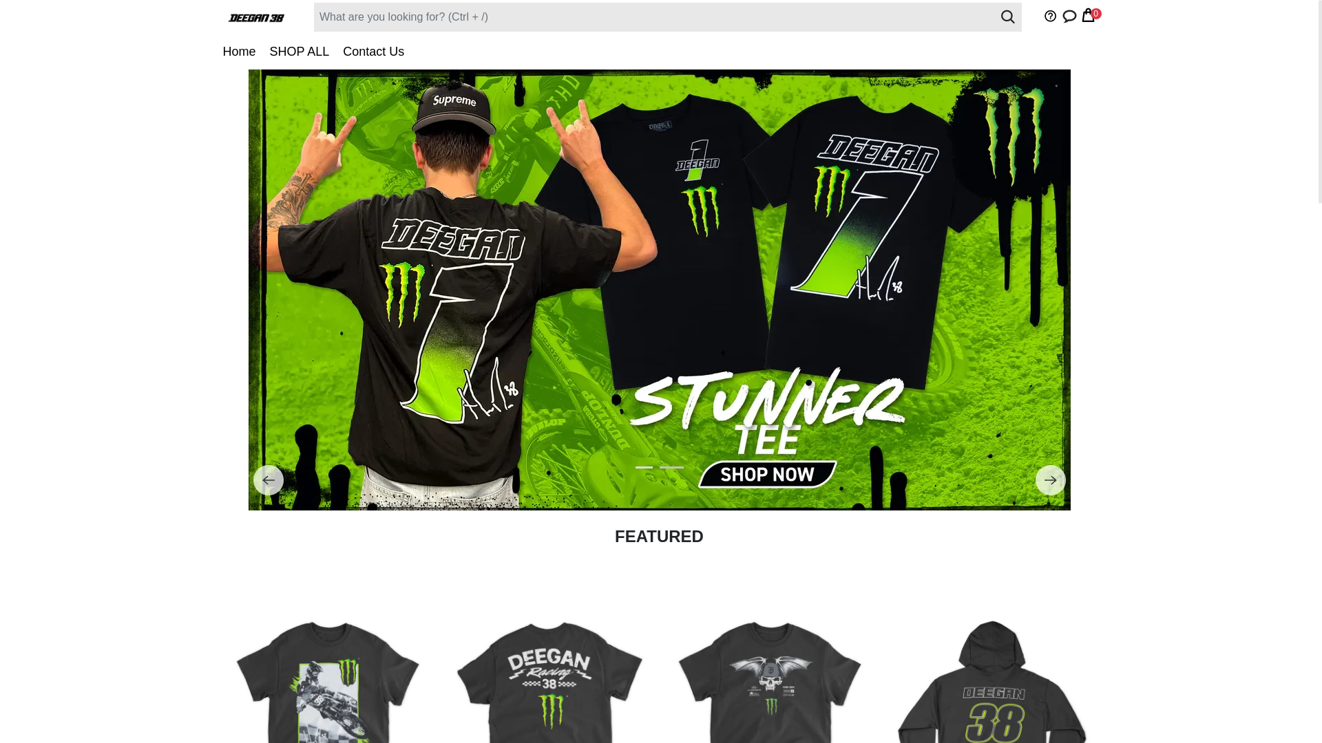 website screenshot of https://storedeegan38.com/