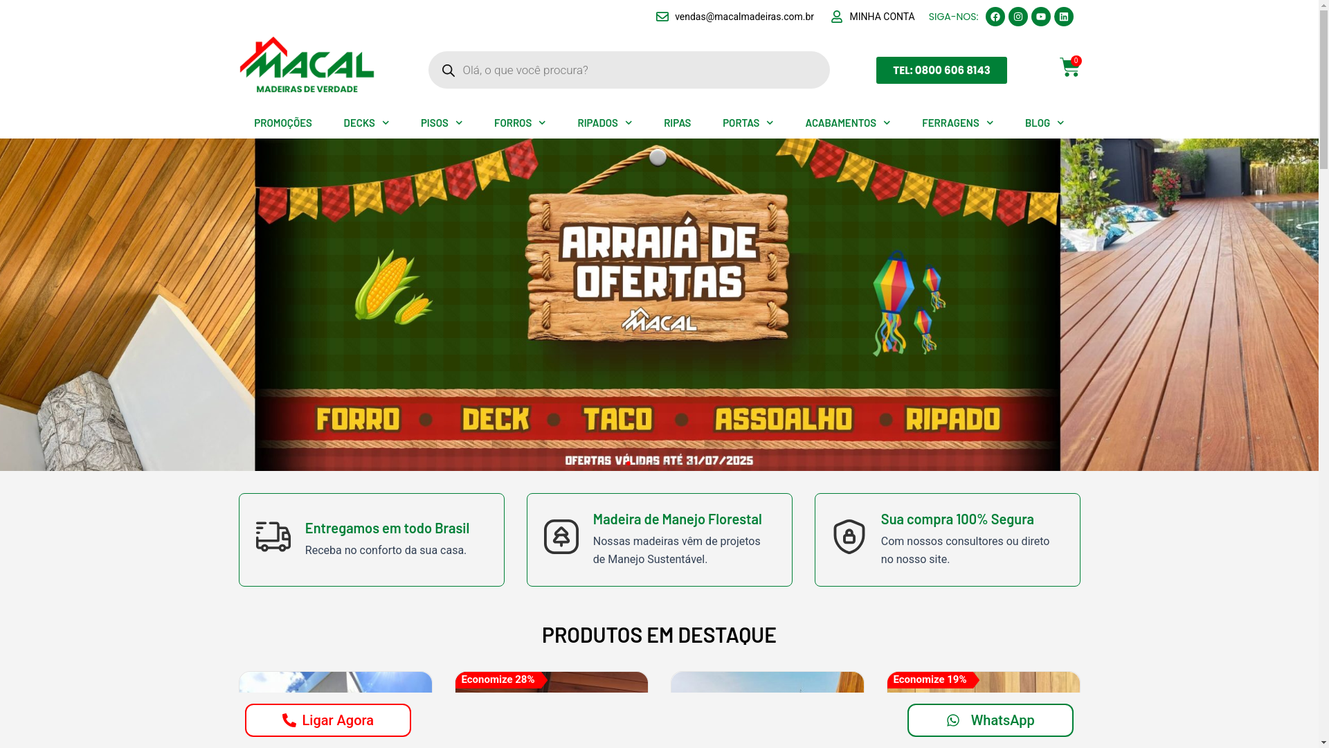 website screenshot of https://bolachademadeira.com.br/