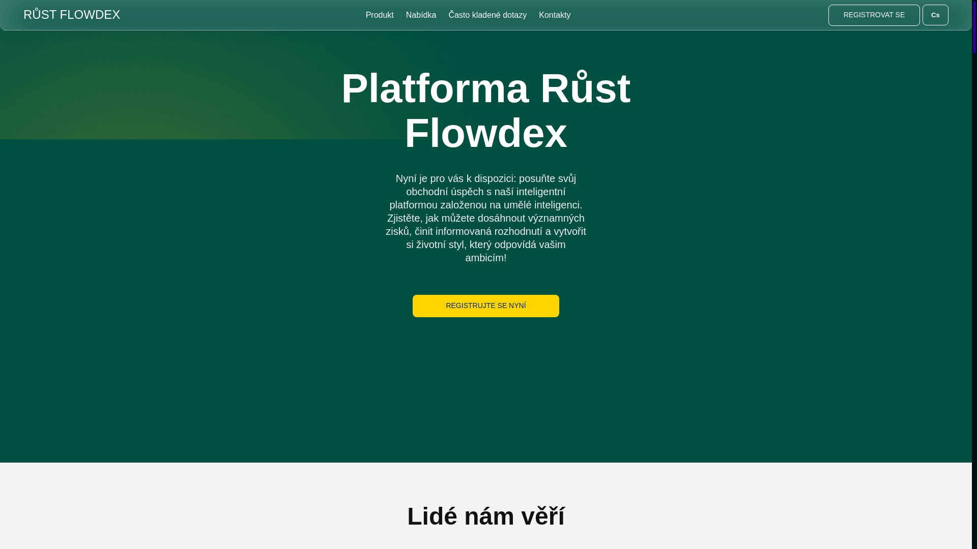 website screenshot of https://rust-flowdex.com/