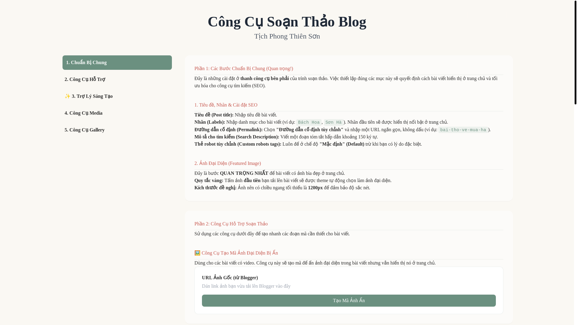 website screenshot of https://tichphongpost.pages.dev/