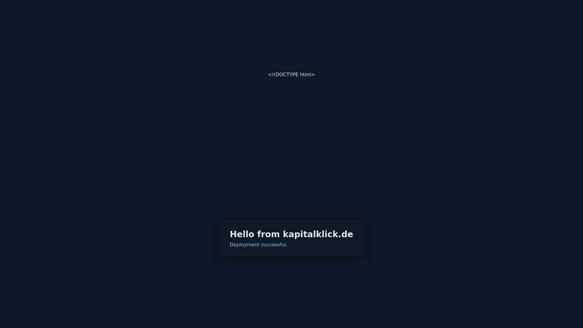website screenshot of https://kapitalklick.de/