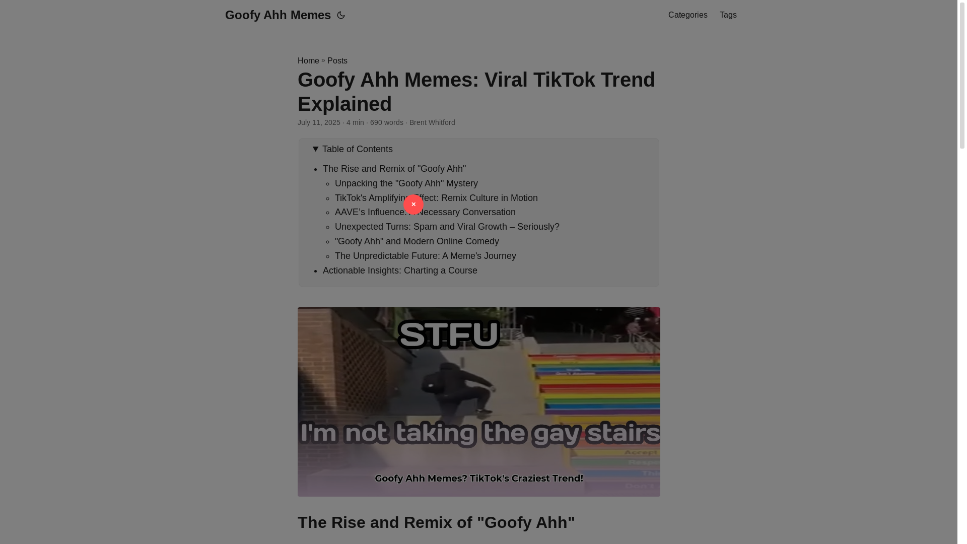 website screenshot of https://goofy-ahh-memes.pages.dev/