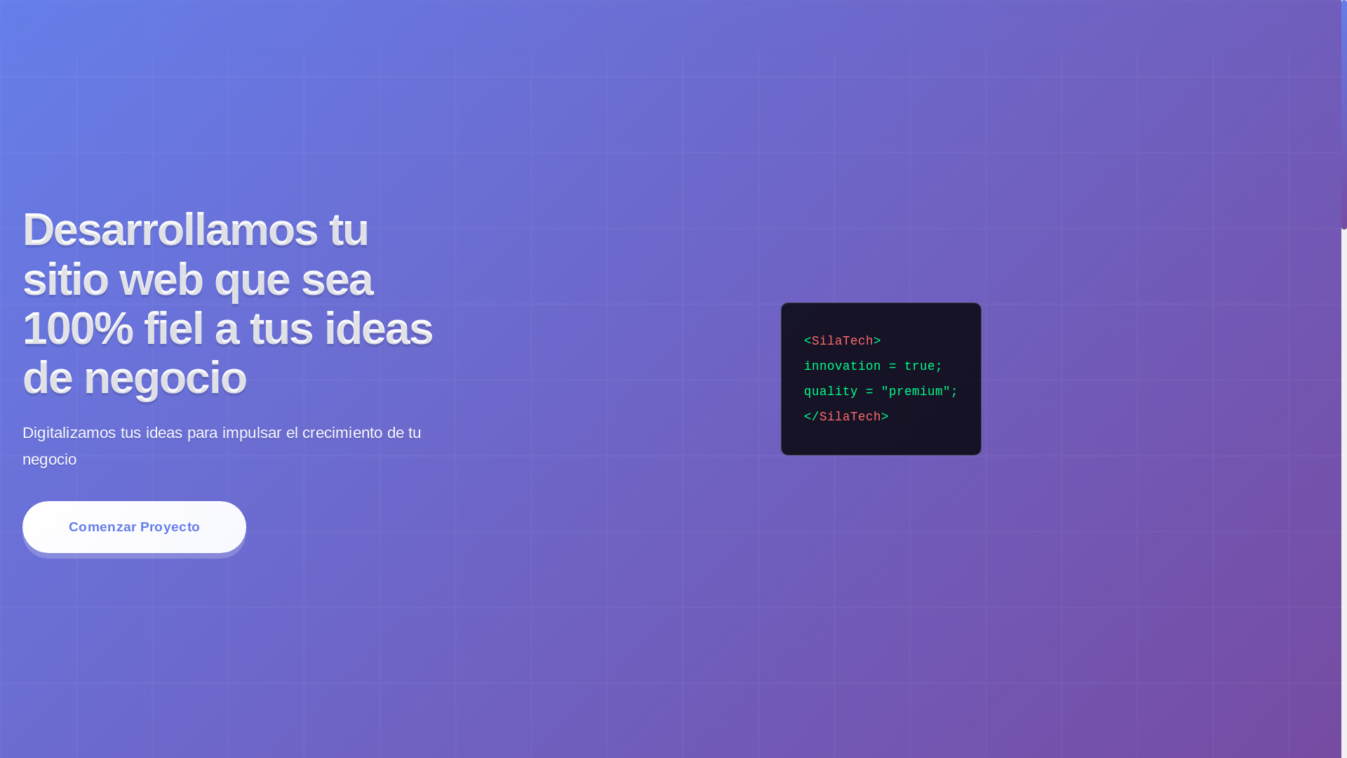 website screenshot of https://silatech.com.ar/