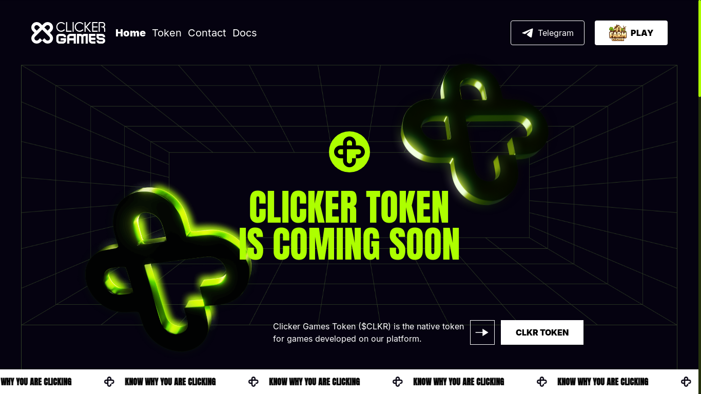 website screenshot of https://clickergameslanding.pages.dev/