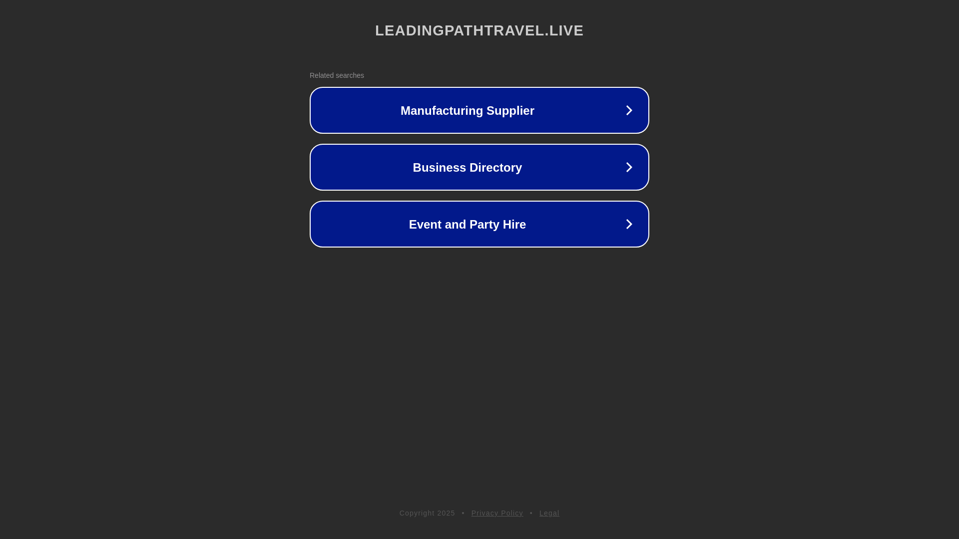 website screenshot of https://leadingpathtravel.live/