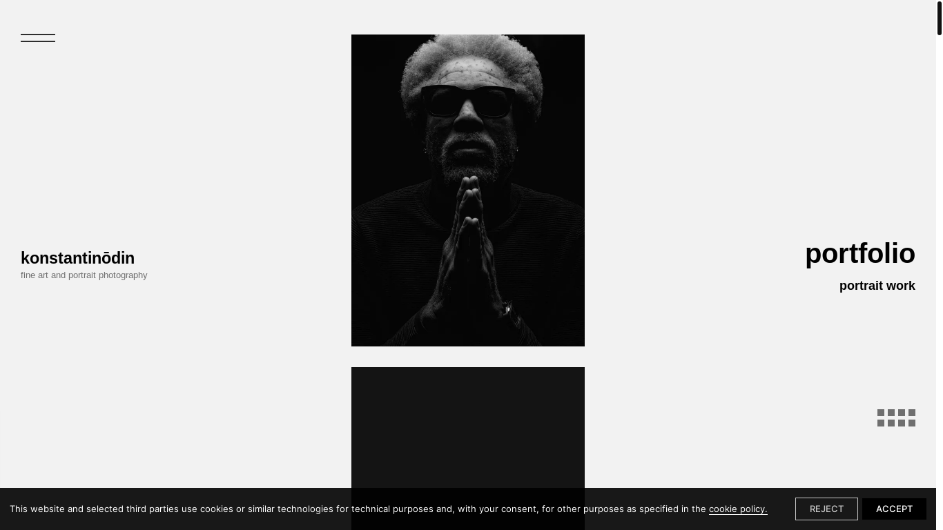 website screenshot of https://konstantinodin.com/