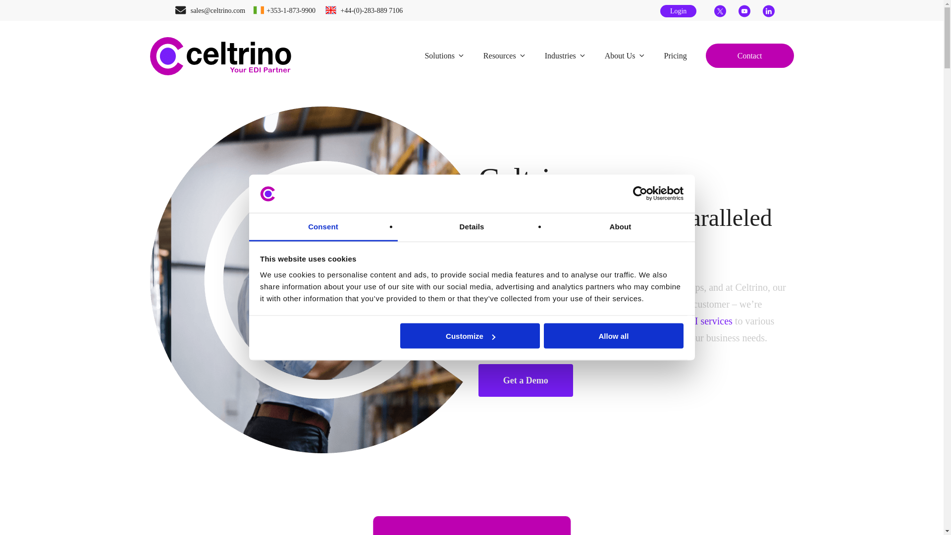 website screenshot of https://celtrinohub.com/