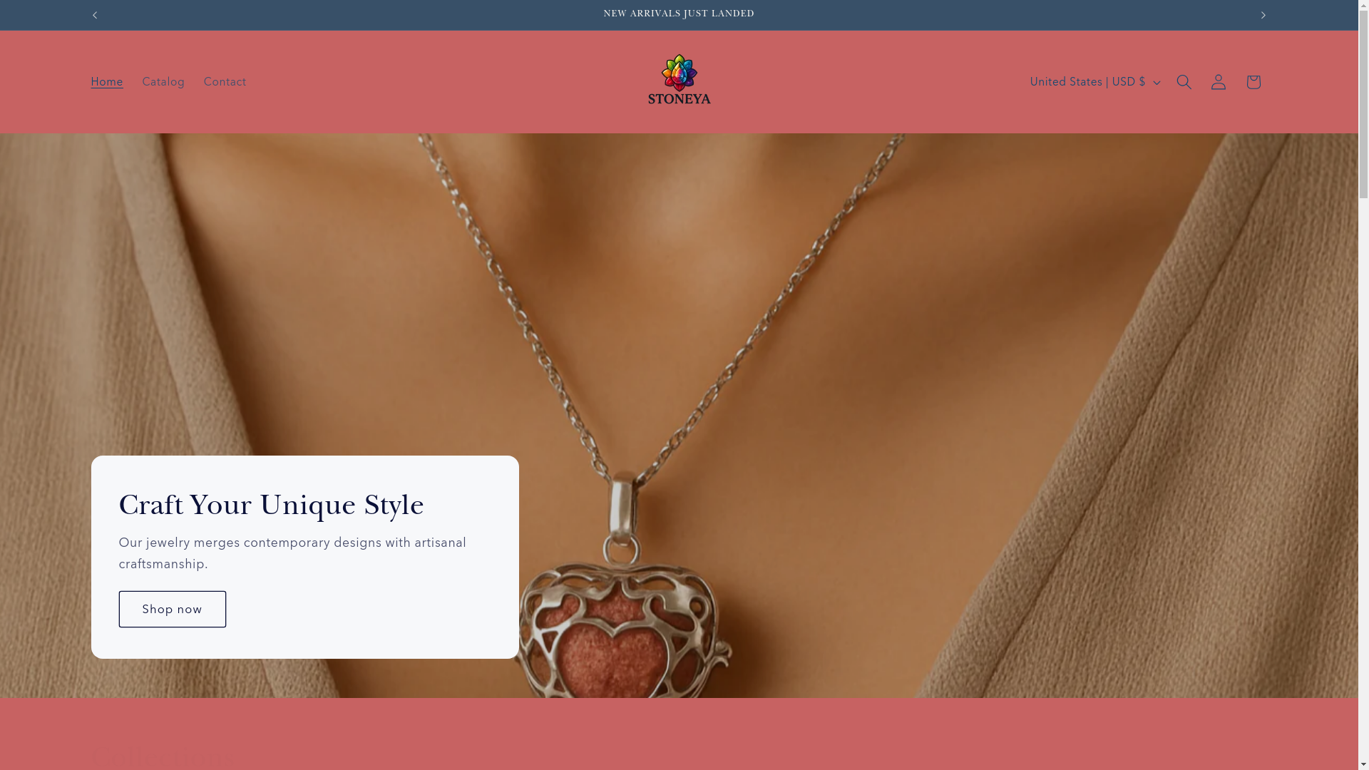 website screenshot of https://stoneya.shop/