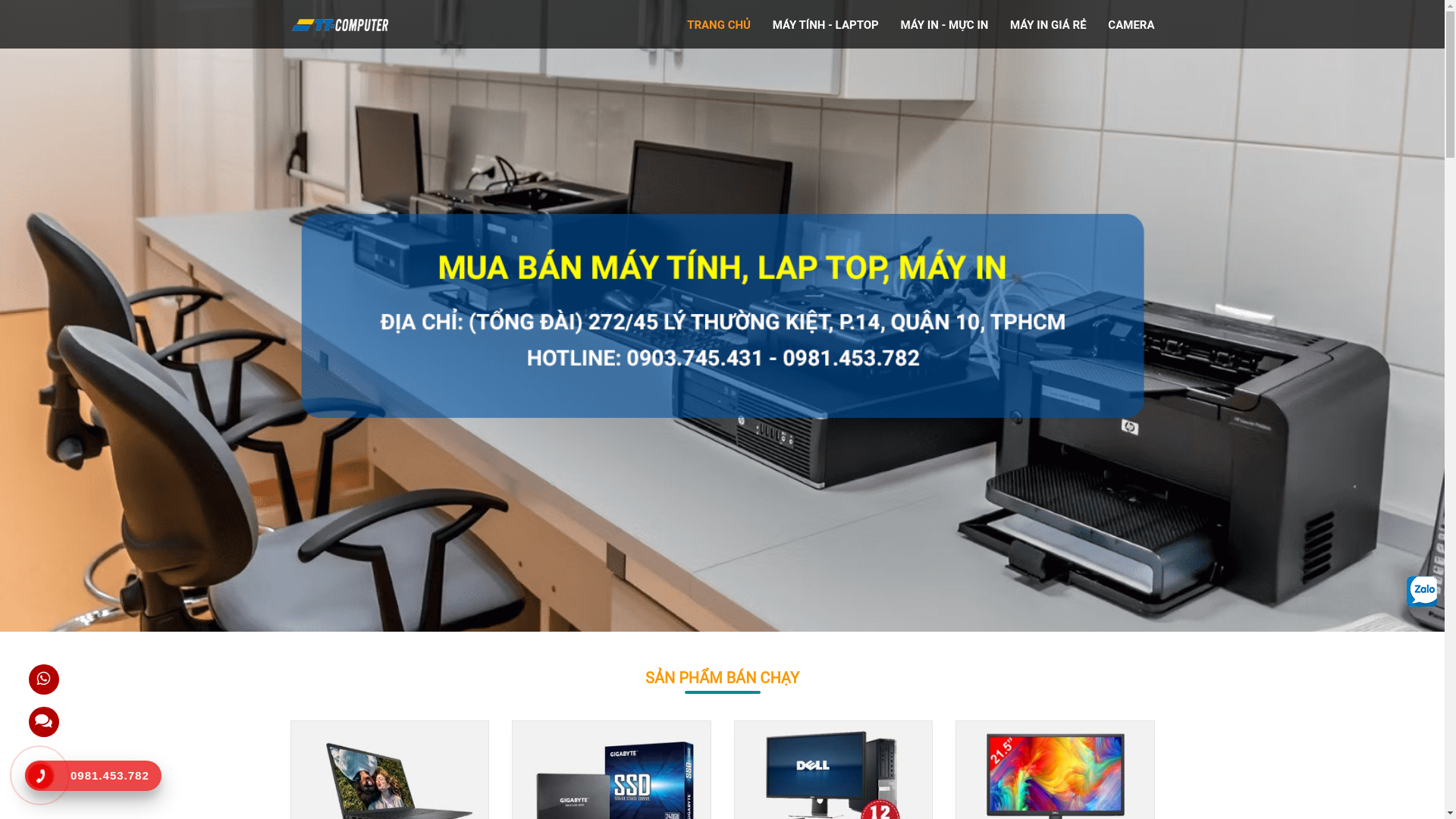website screenshot of https://suamaytinhlaptophcm.com/
