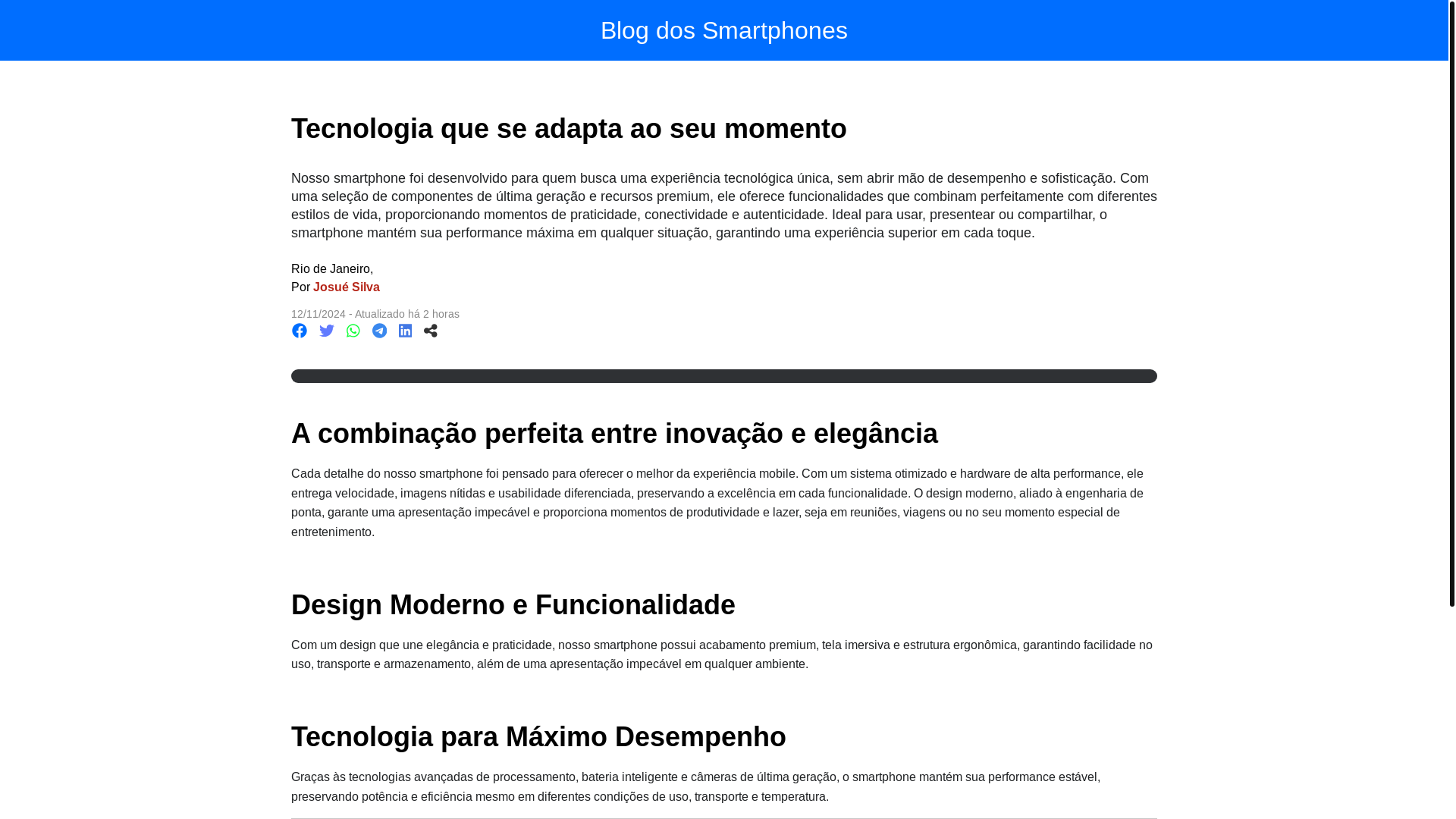 website screenshot of https://blogtecnofuturo.shop/