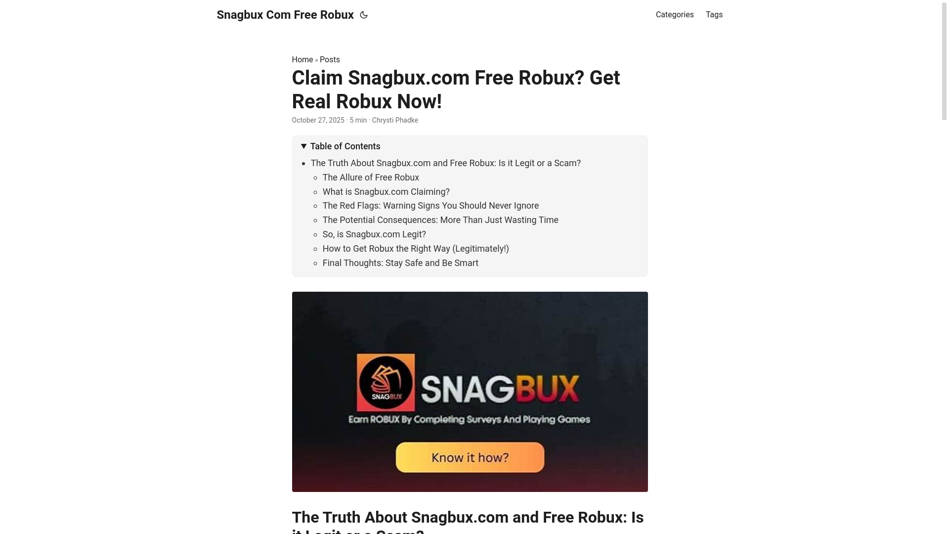 website screenshot of https://snagbux-com-free-robux.pages.dev/