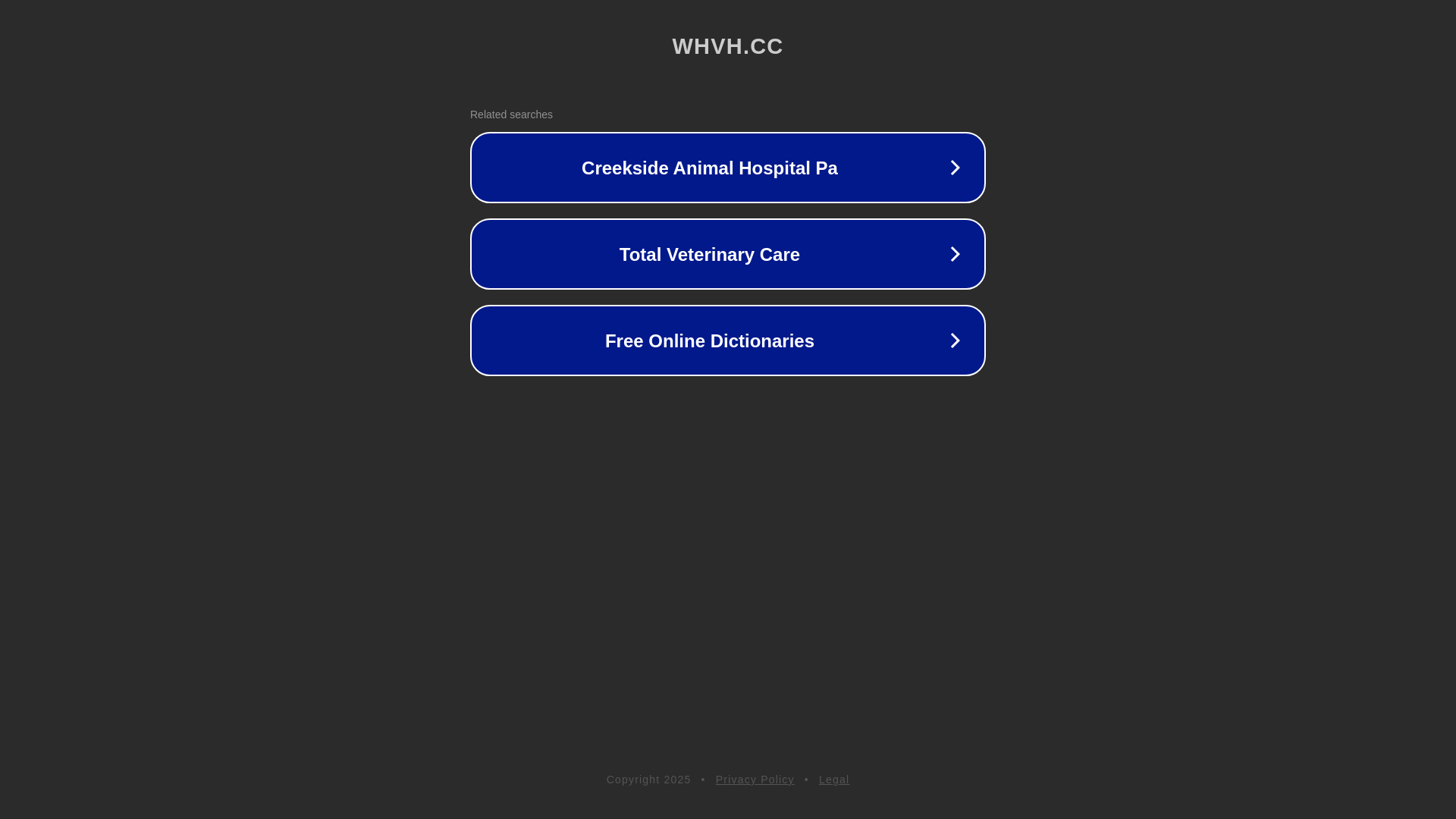 website screenshot of https://whvh.cc/