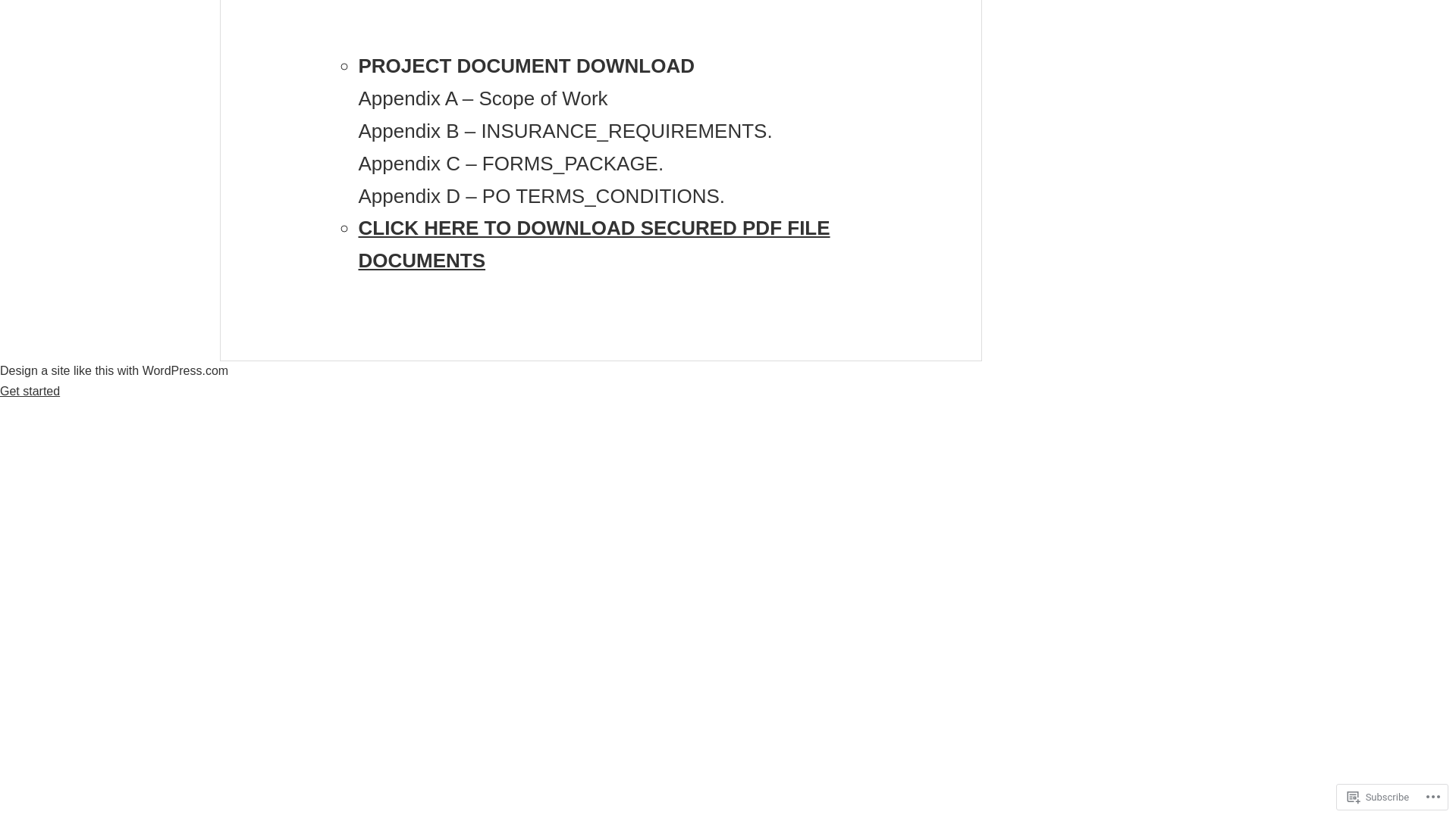 website screenshot of https://mandcoilfield.wordpress.com/