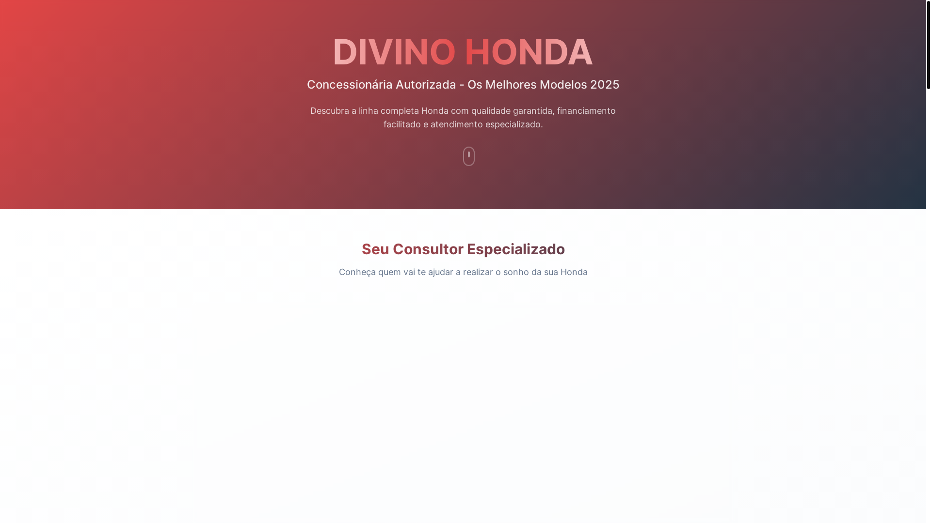 website screenshot of https://honda-moto-showcase-d5e.pages.dev/