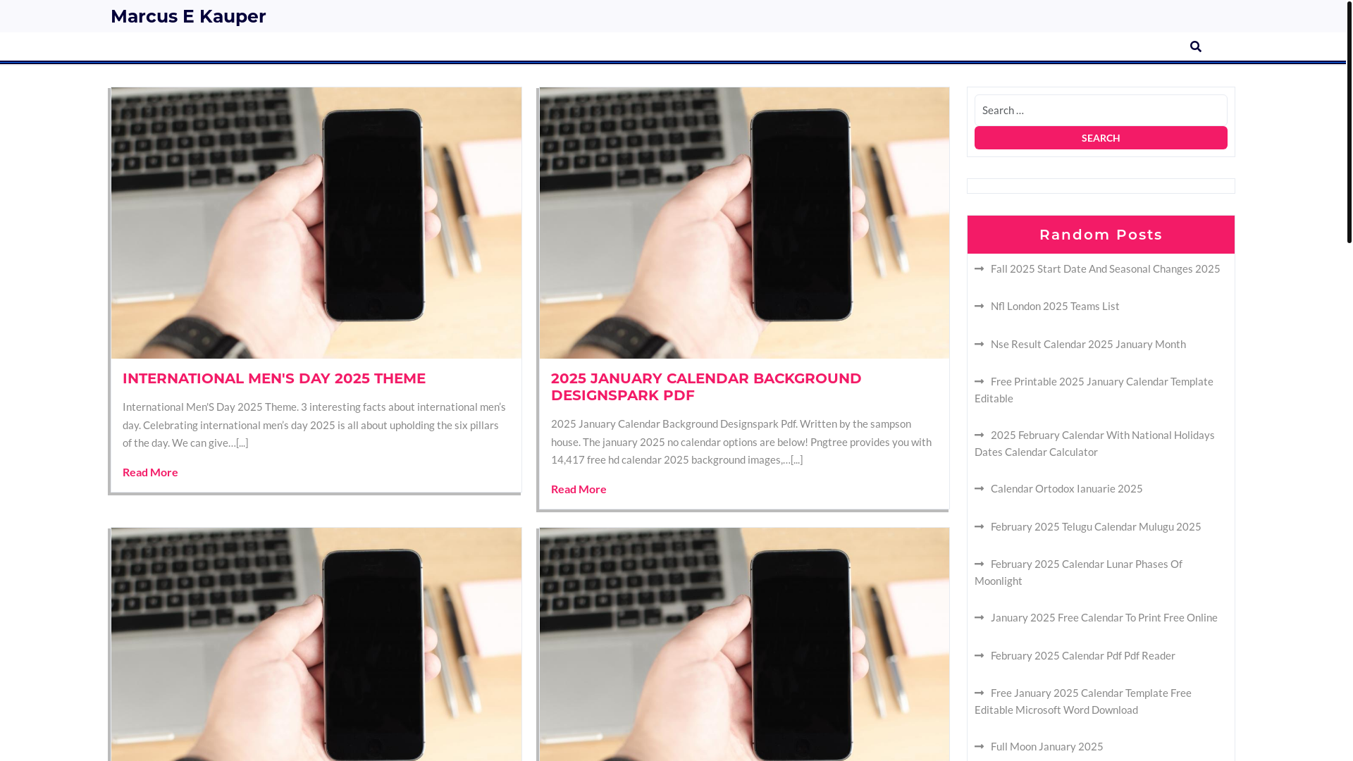 website screenshot of https://marcusekauper.pages.dev/