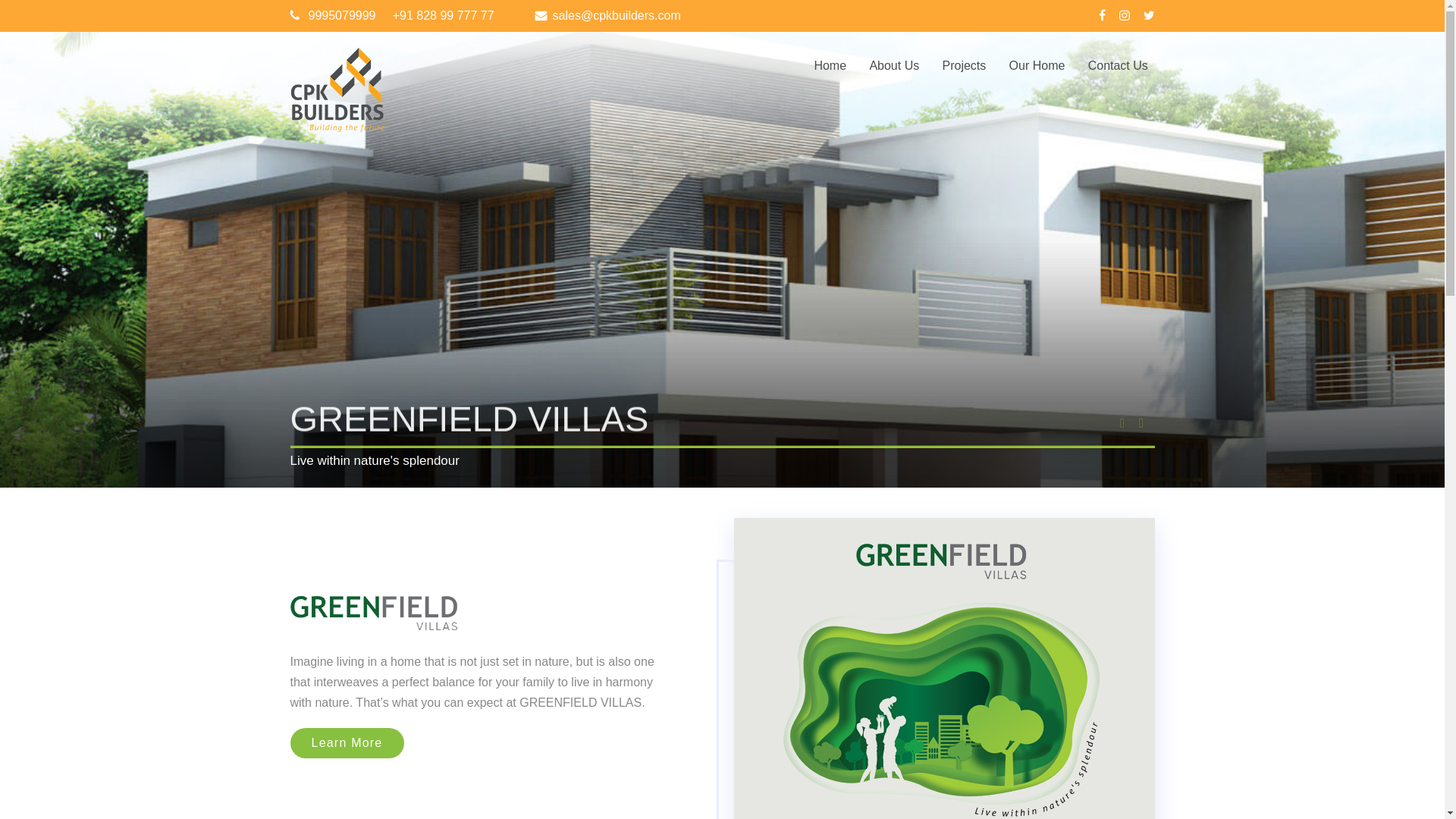 website screenshot of https://cpkbuilders.com