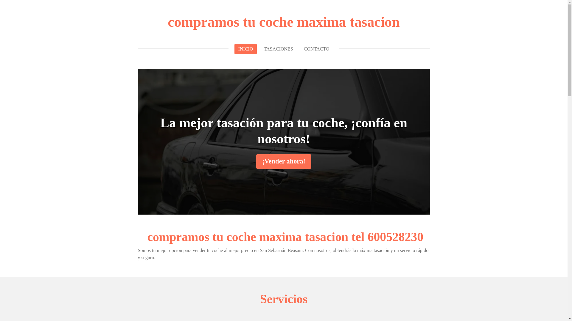 website screenshot of https://compramostucochemaximatasacion.com/
