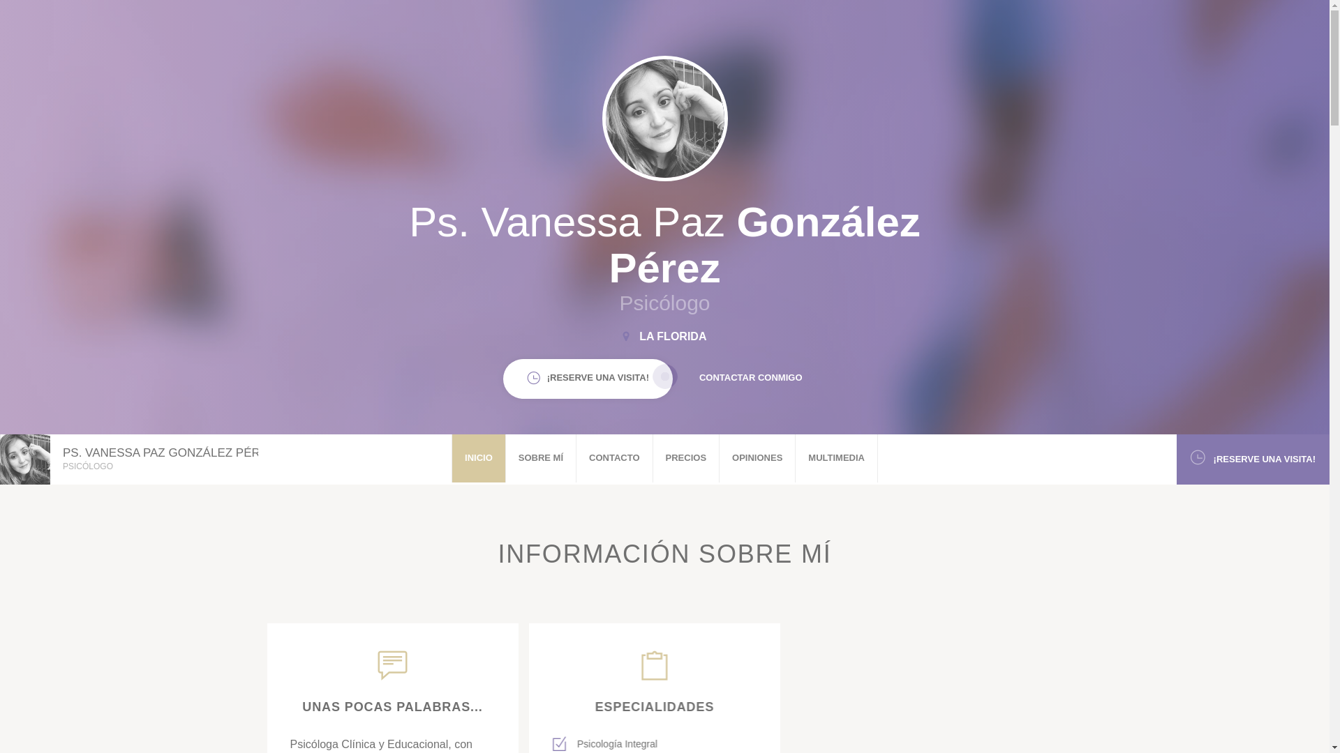 website screenshot of https://psicoemocionando.com/