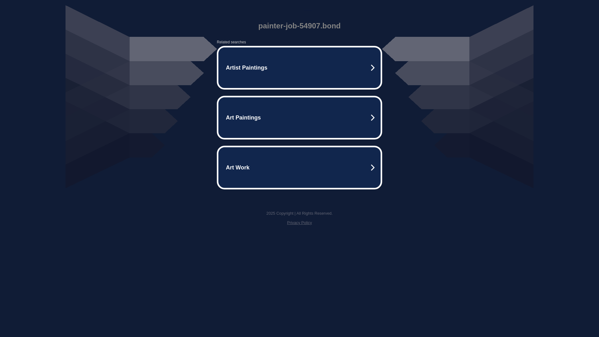 website screenshot of https://painter-job-54907.bond/