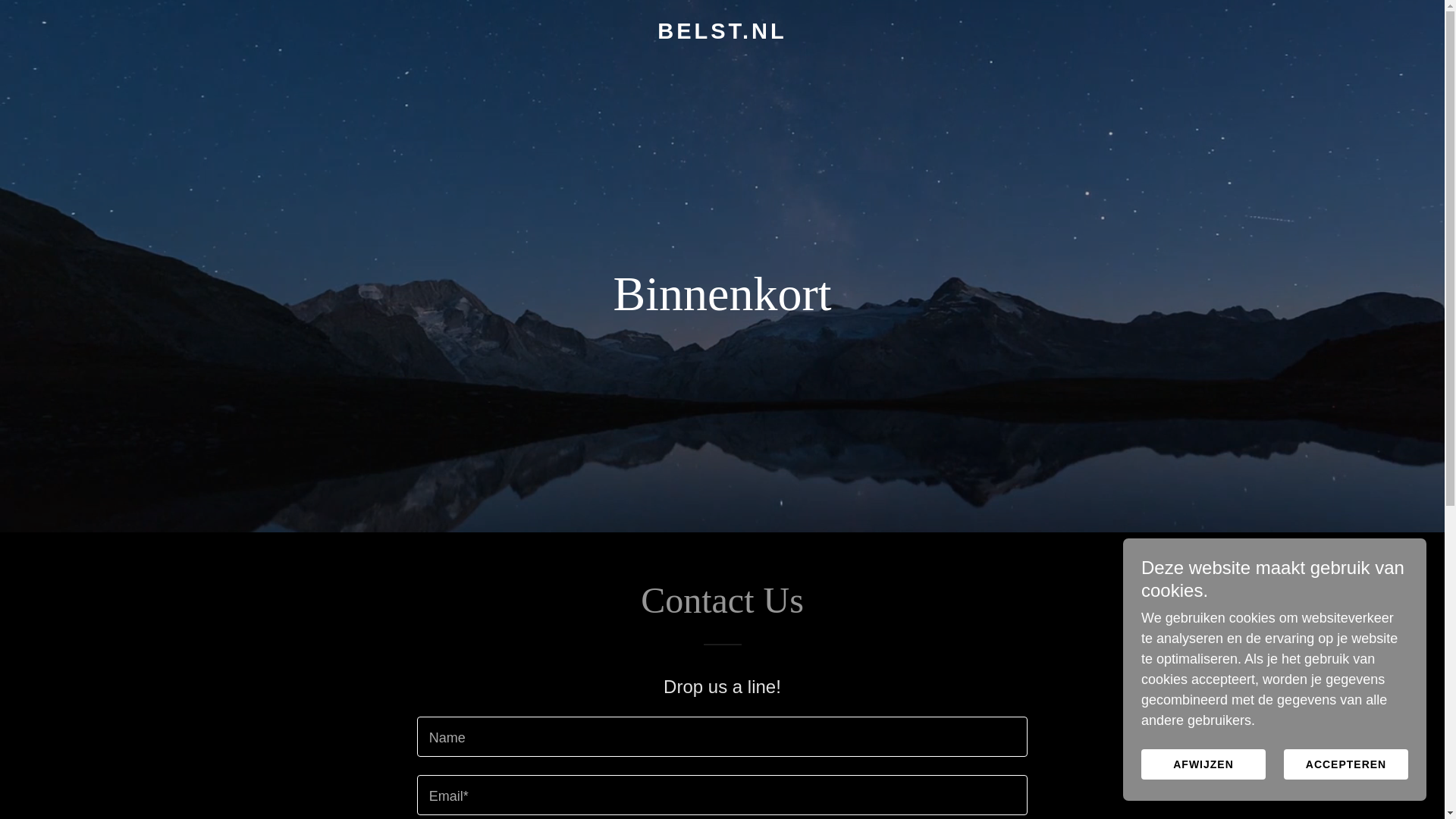 website screenshot of https://belst.nl/
