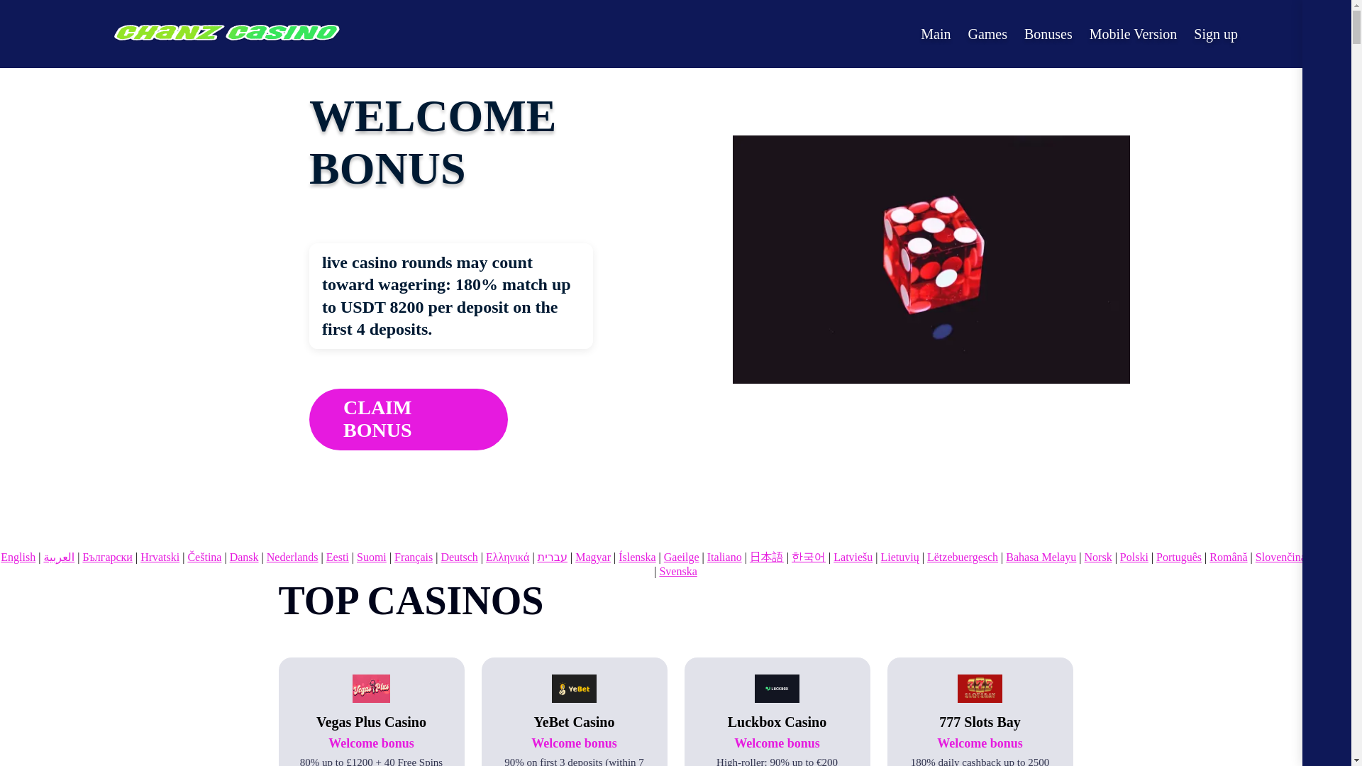 website screenshot of https://chanz3.bond/